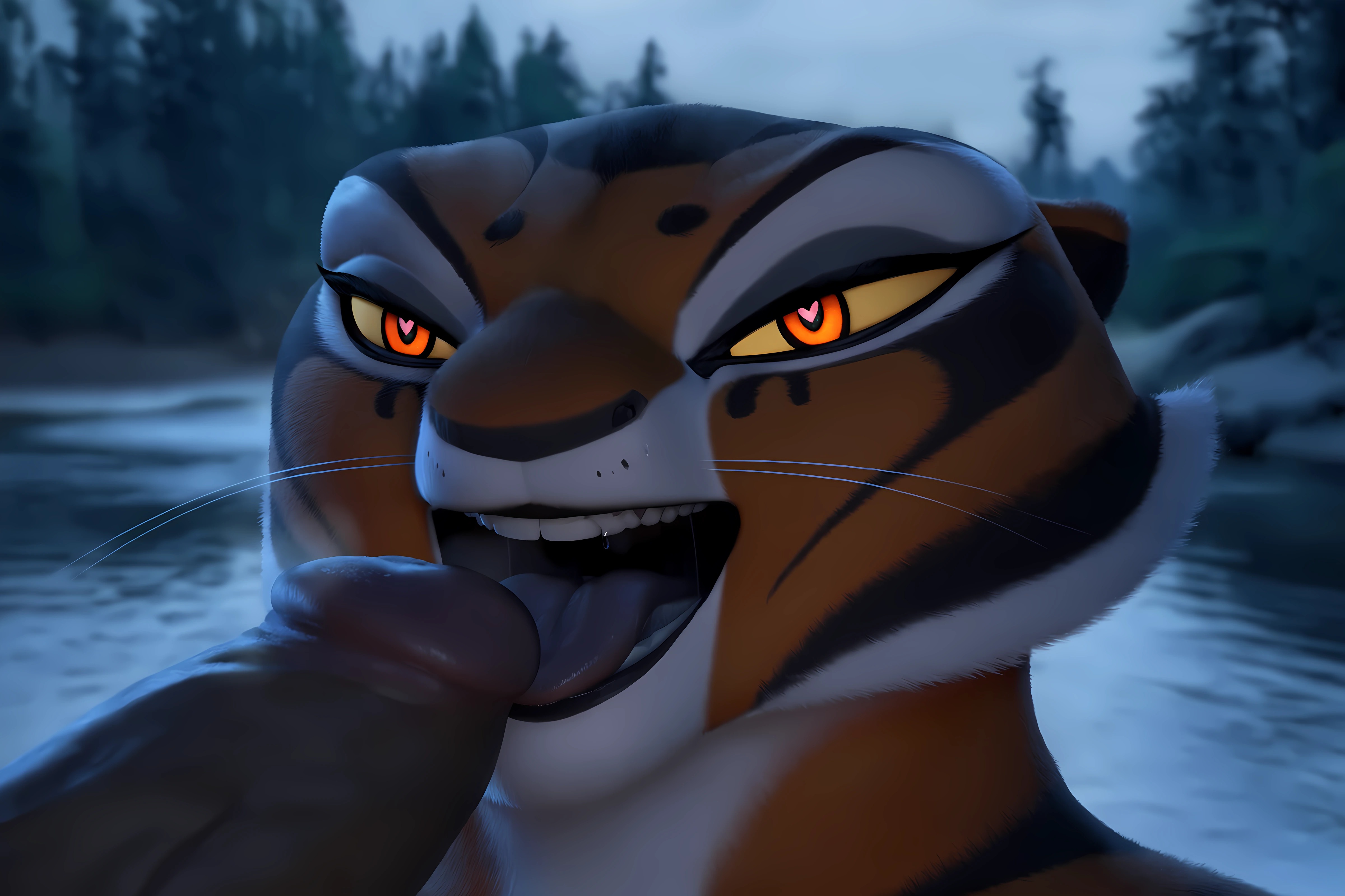 Master Tigress (Kung Fu Panda) Rule 34 Image