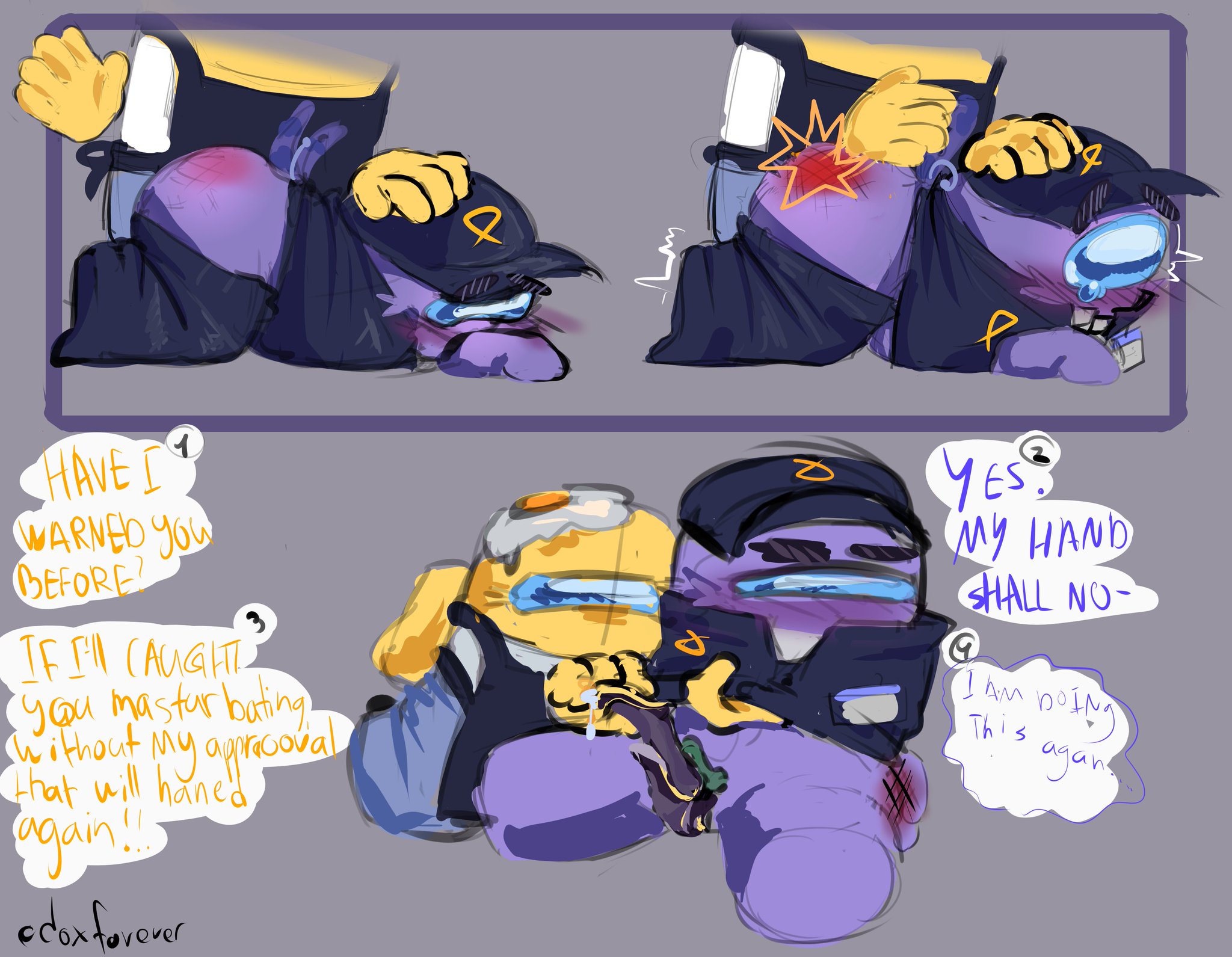 Among Us Purple (Among Us) Rule 34 Image