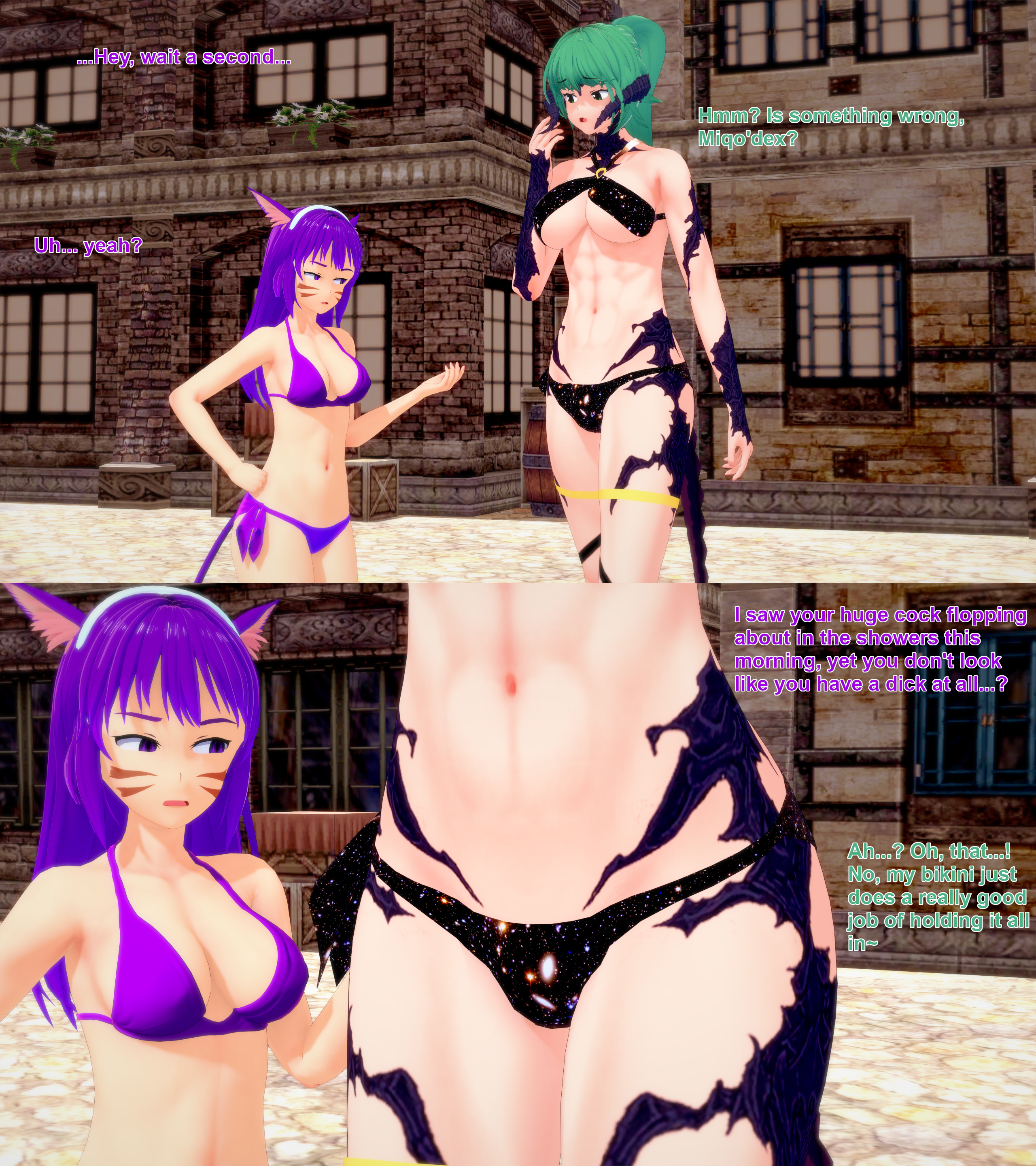 Au Ra (Final Fantasy) Rule 34 Image