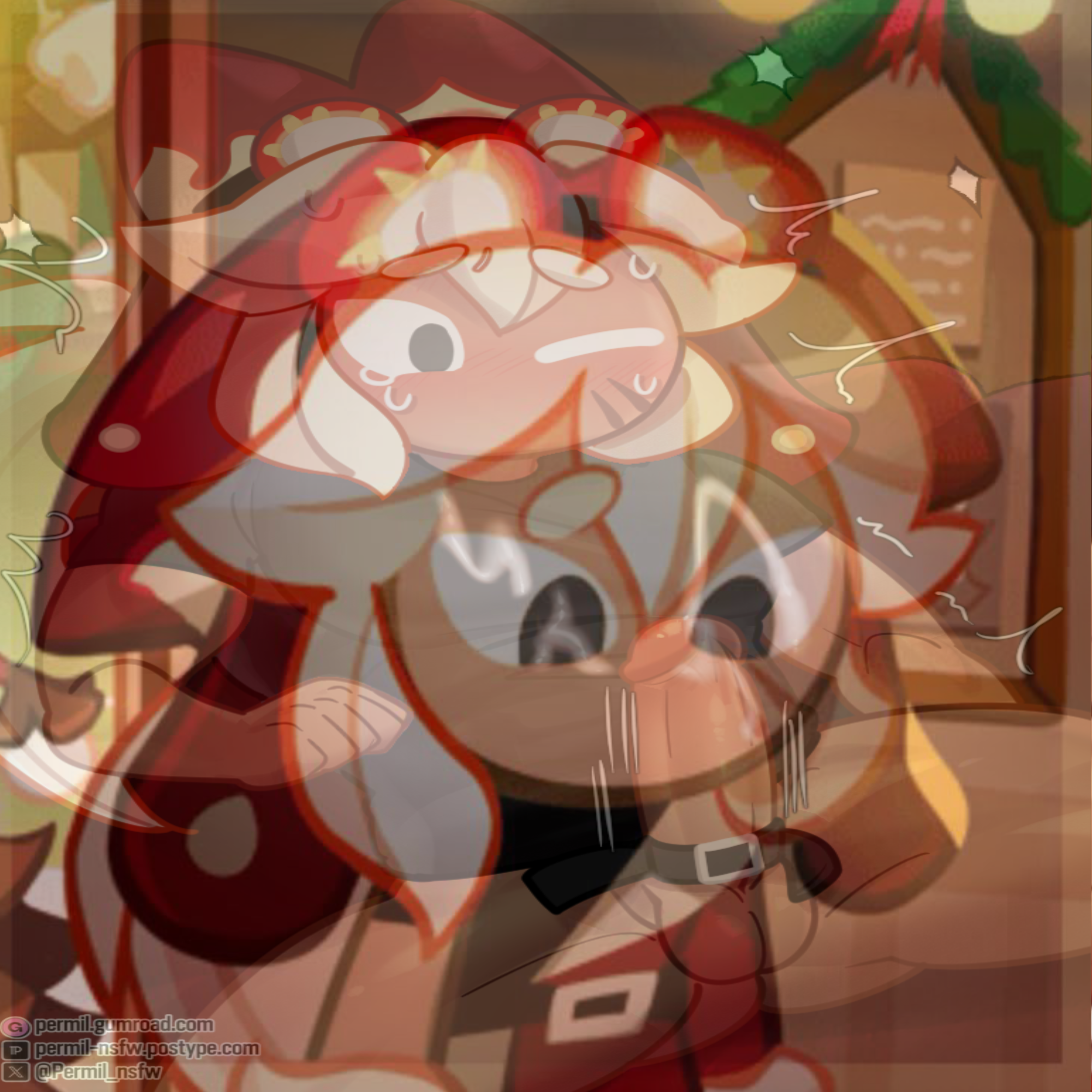 Strawberry Cream Cookie (Cookie Run) Rule 34 Image