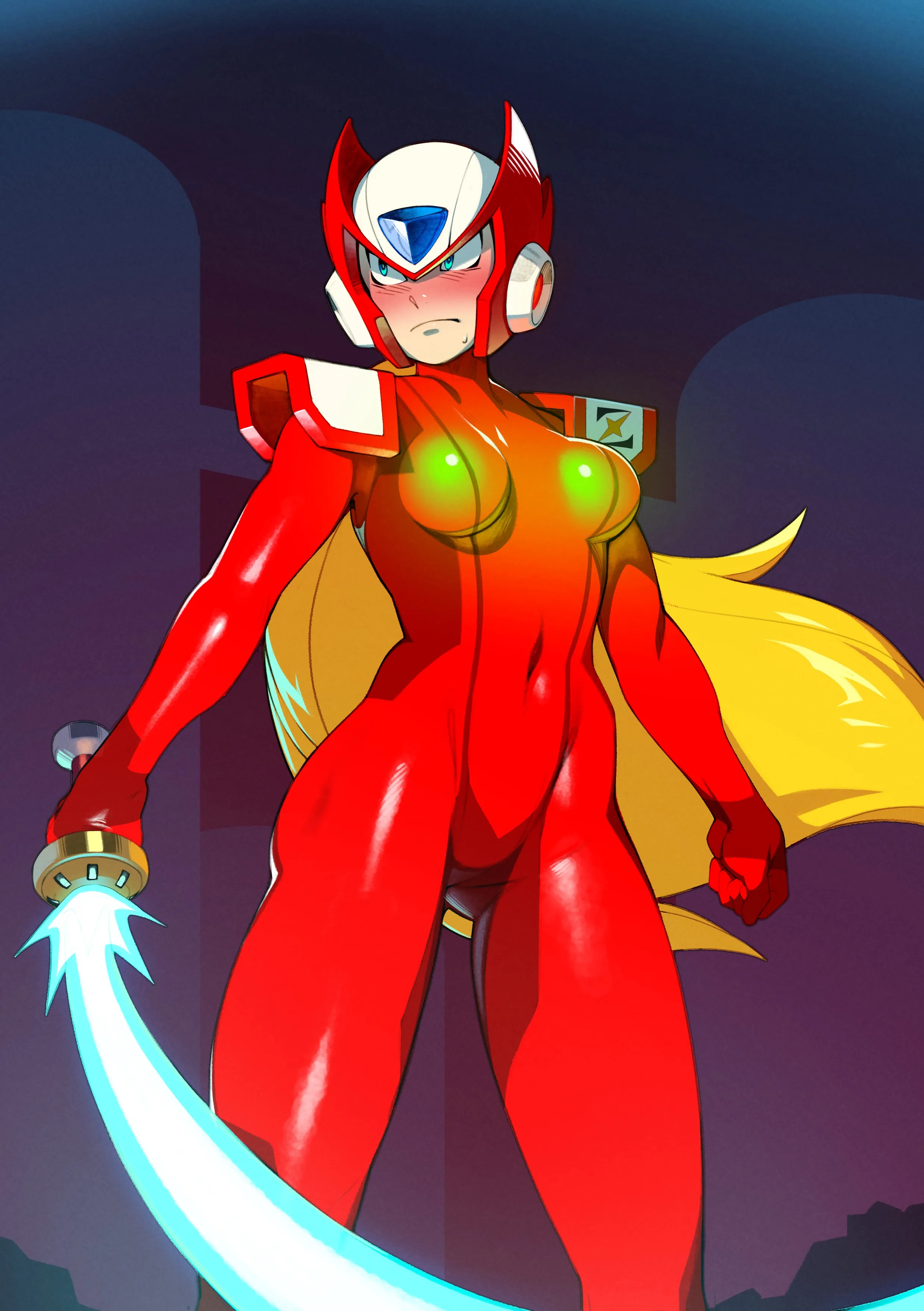 Zero (Mega Man) Rule 34 Image