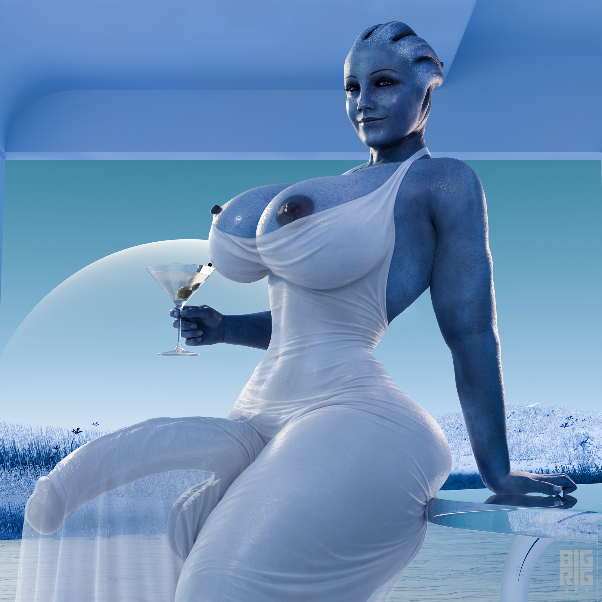 Asari (Bioware) Rule 34 Image