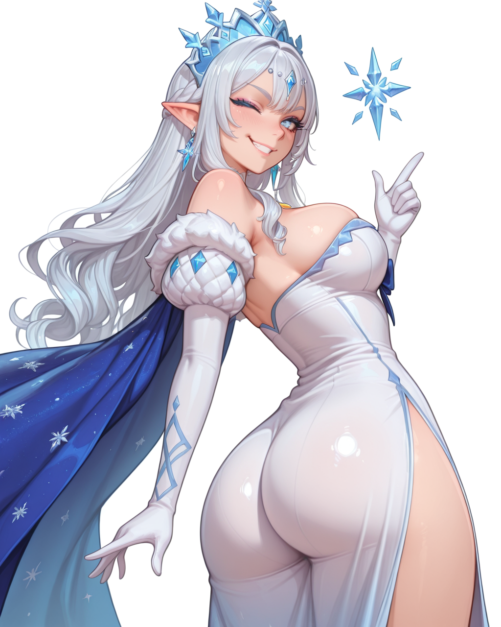 Anastasya Feodorovna Snezhnaya (Genshin Impact) Rule 34 Image