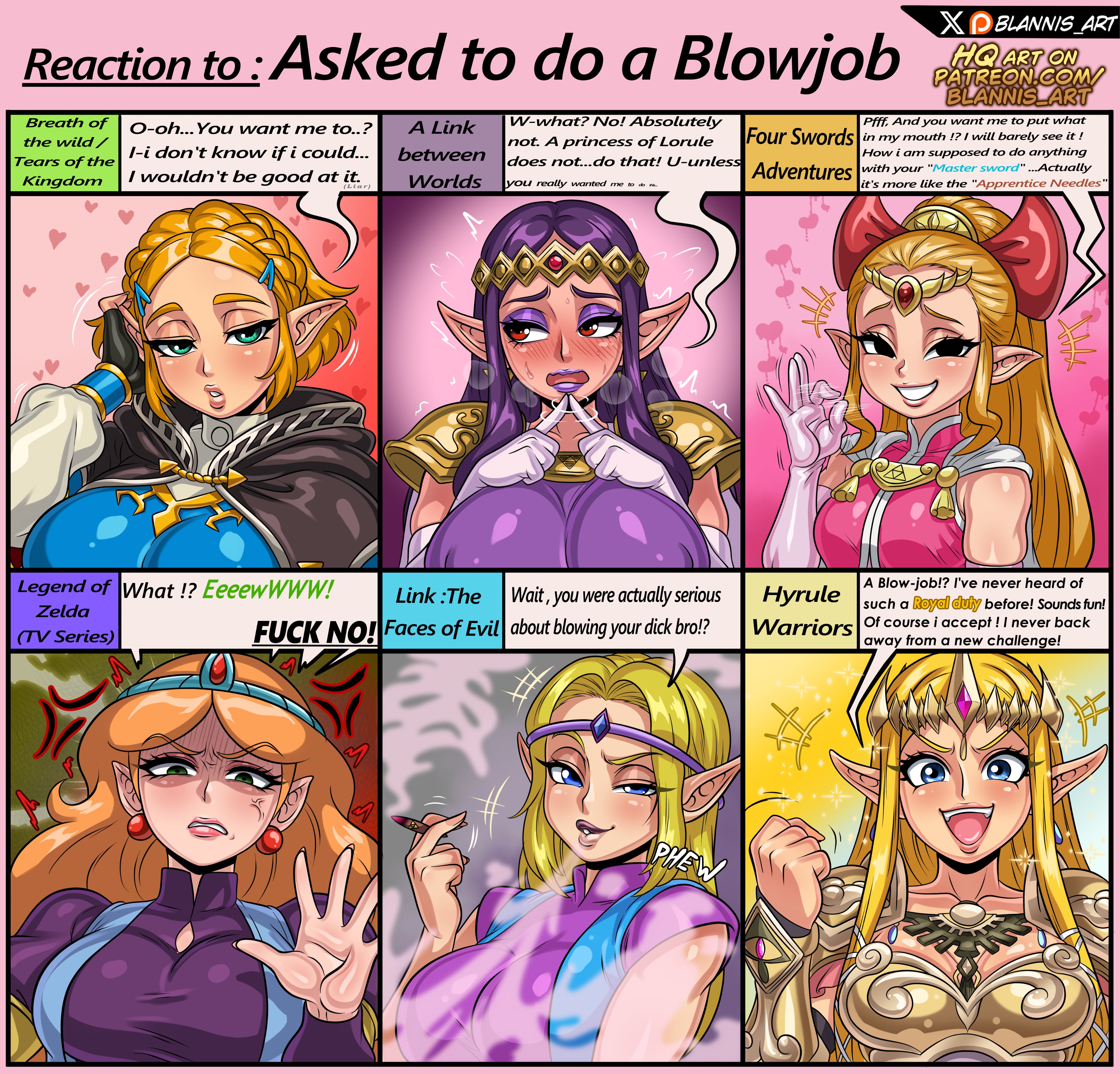 Princess Hilda (A Link Between Worlds) Rule 34 Image