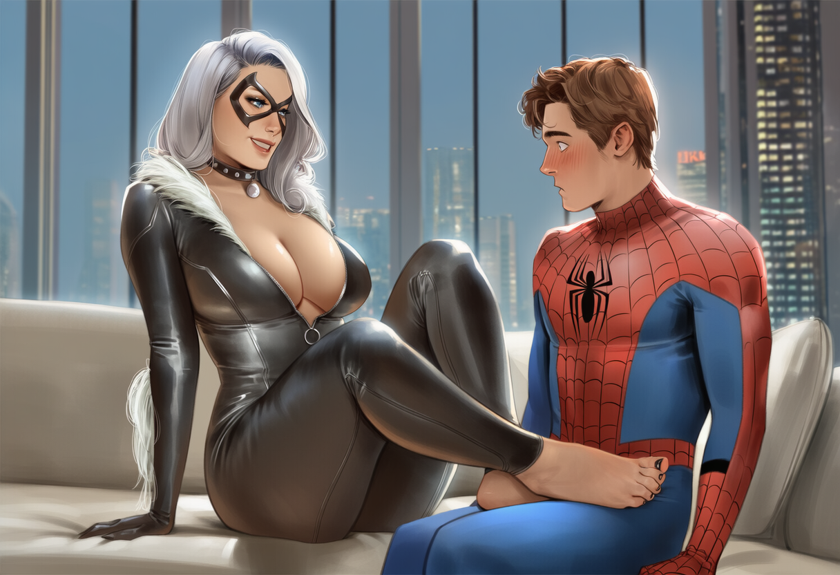 Black Cat (Marvel) Rule 34 Image