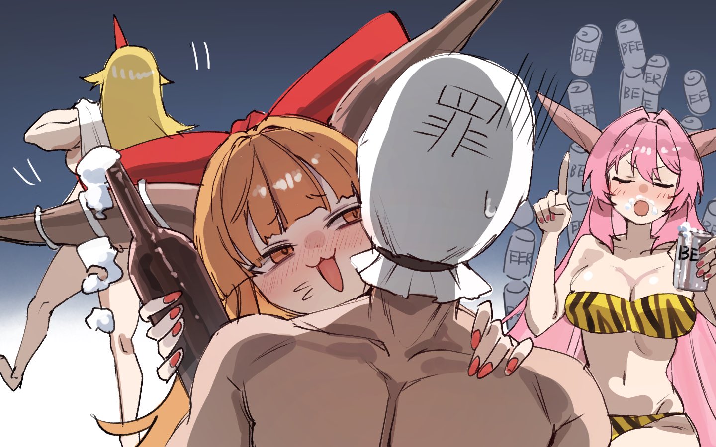 Hoshiguma Yuugi (Touhou) Rule 34 Image