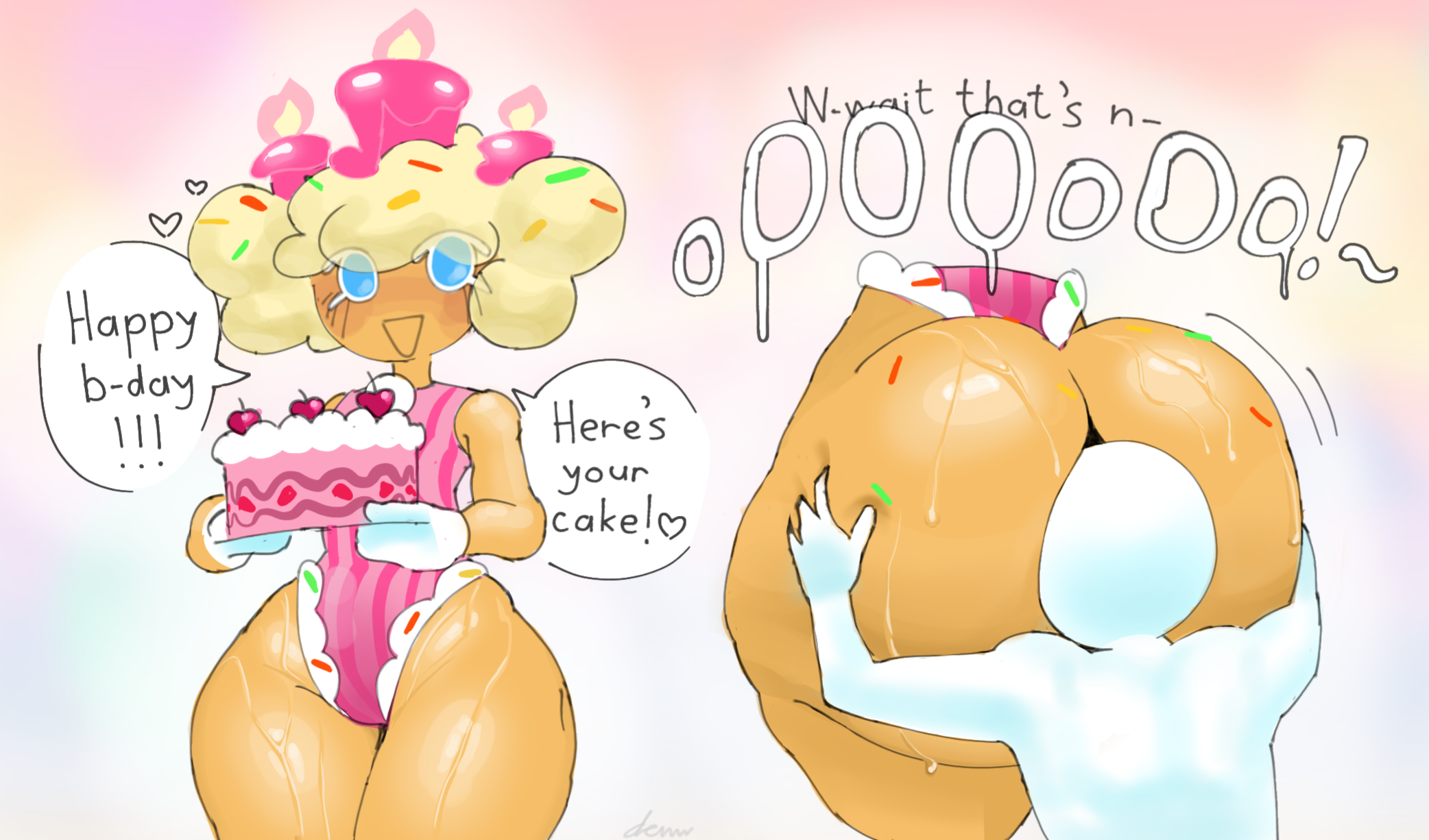 Birthday Cake Cookie (Cookie Run) Rule 34 Image