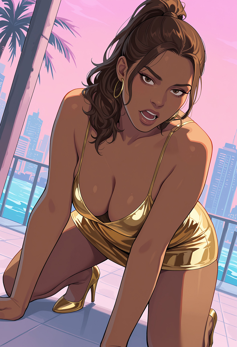 Lucia Caminos (Grand Theft Auto) Rule 34 Image