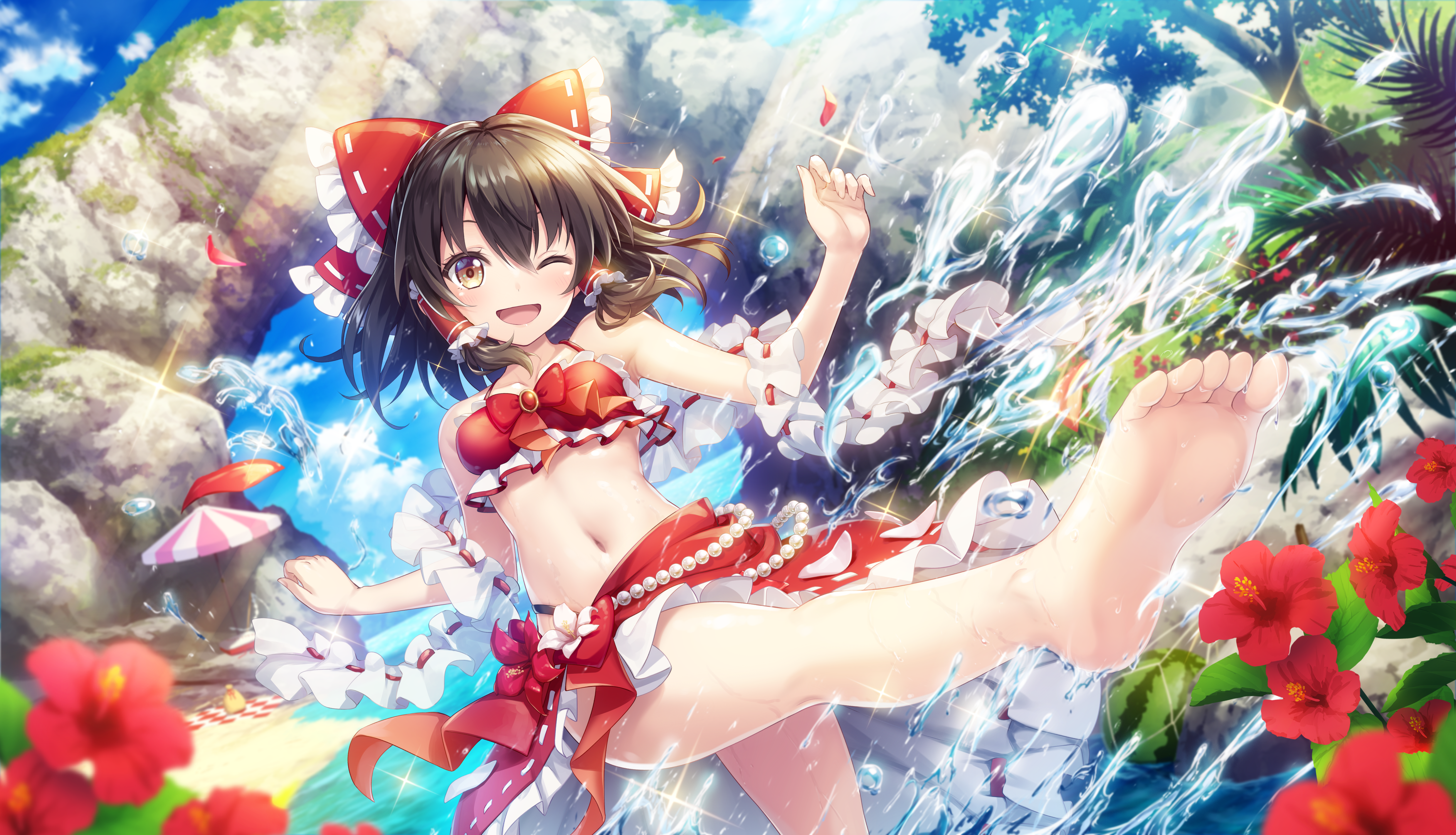 Reimu Hakurei (Touhou) Rule 34 Image