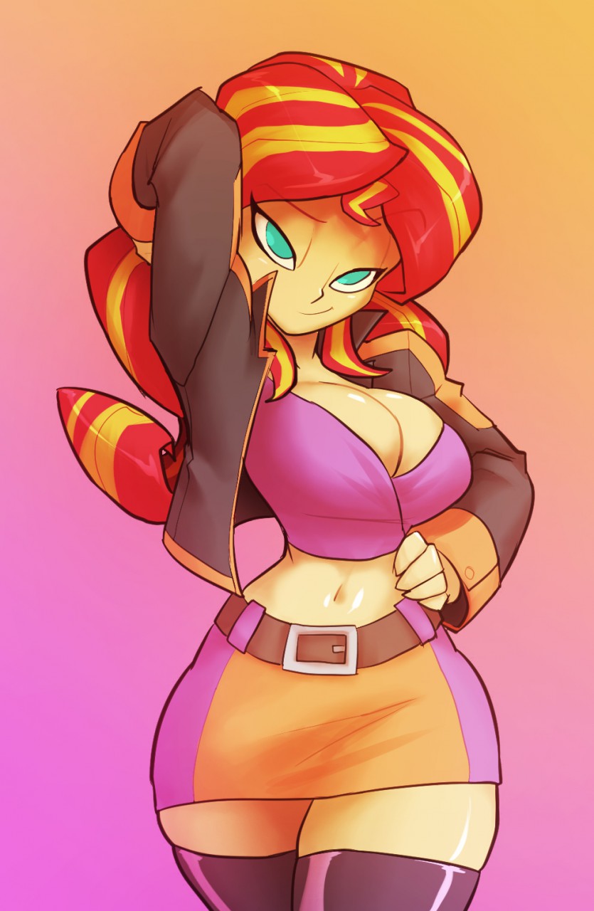 Sunset Shimmer (Equestria Girls) Rule 34 Image