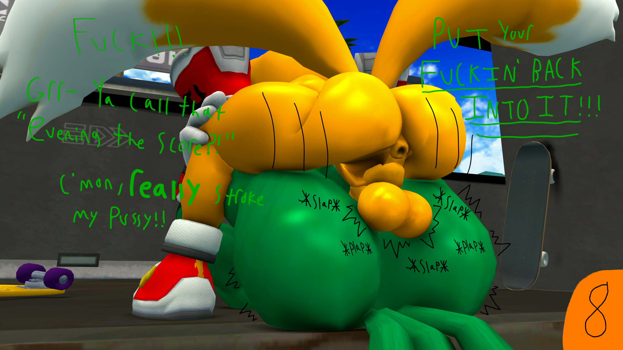 Jet The Hawk (Sega) Rule 34 Image