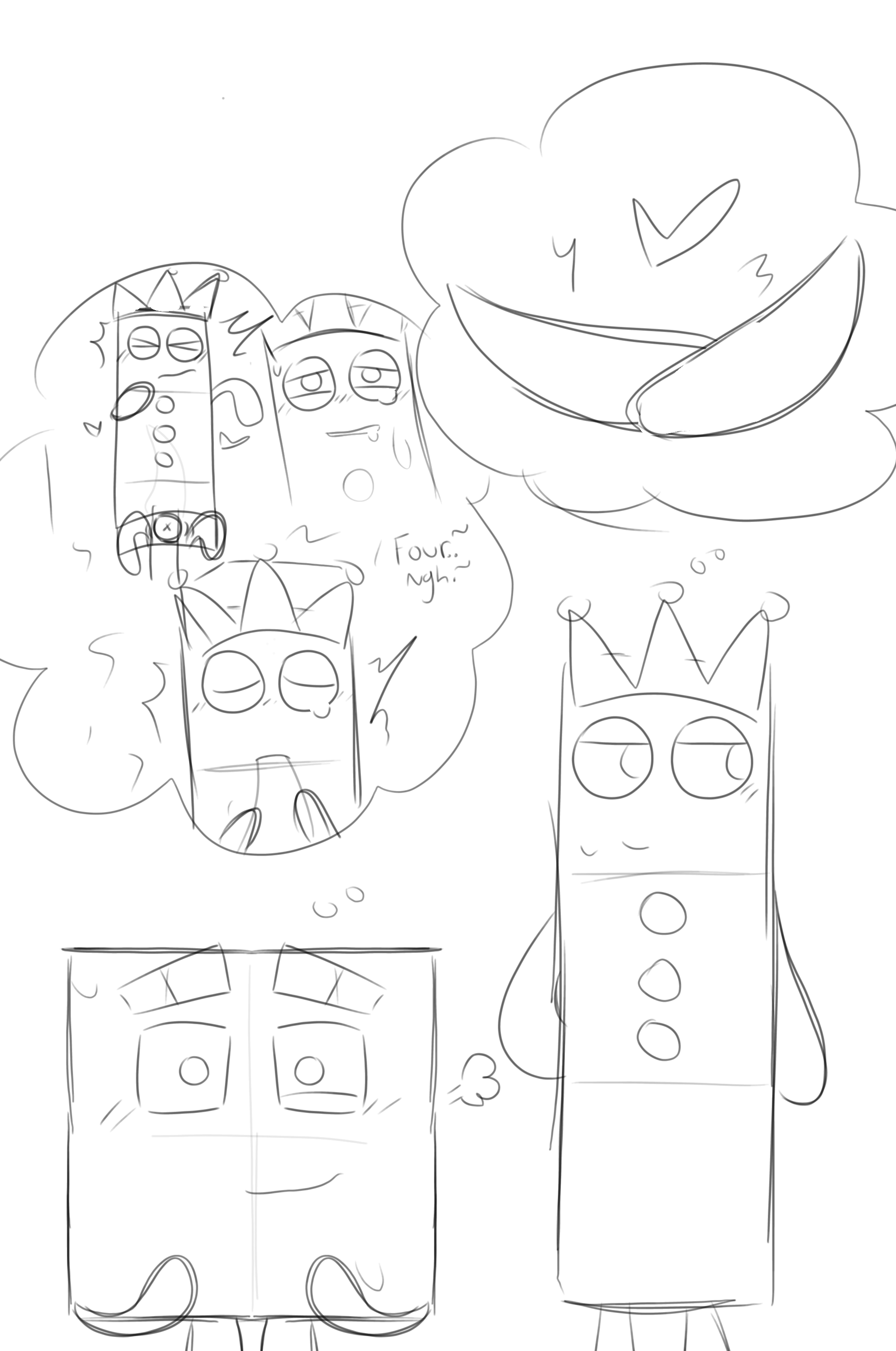 Four (Numberblocks) Rule 34 Image