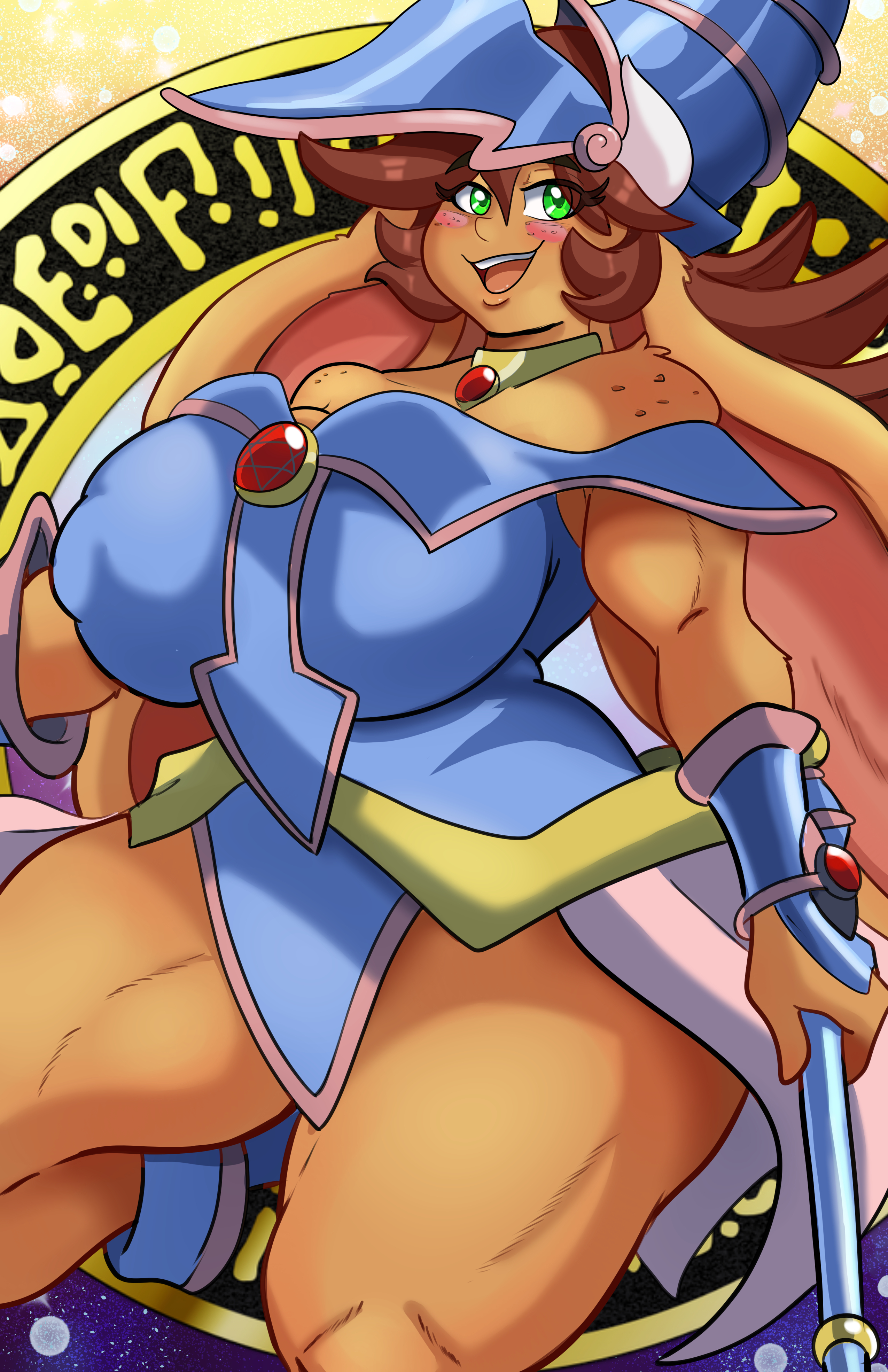 Dark Magician Girl (Cosplay) Rule 34 Image