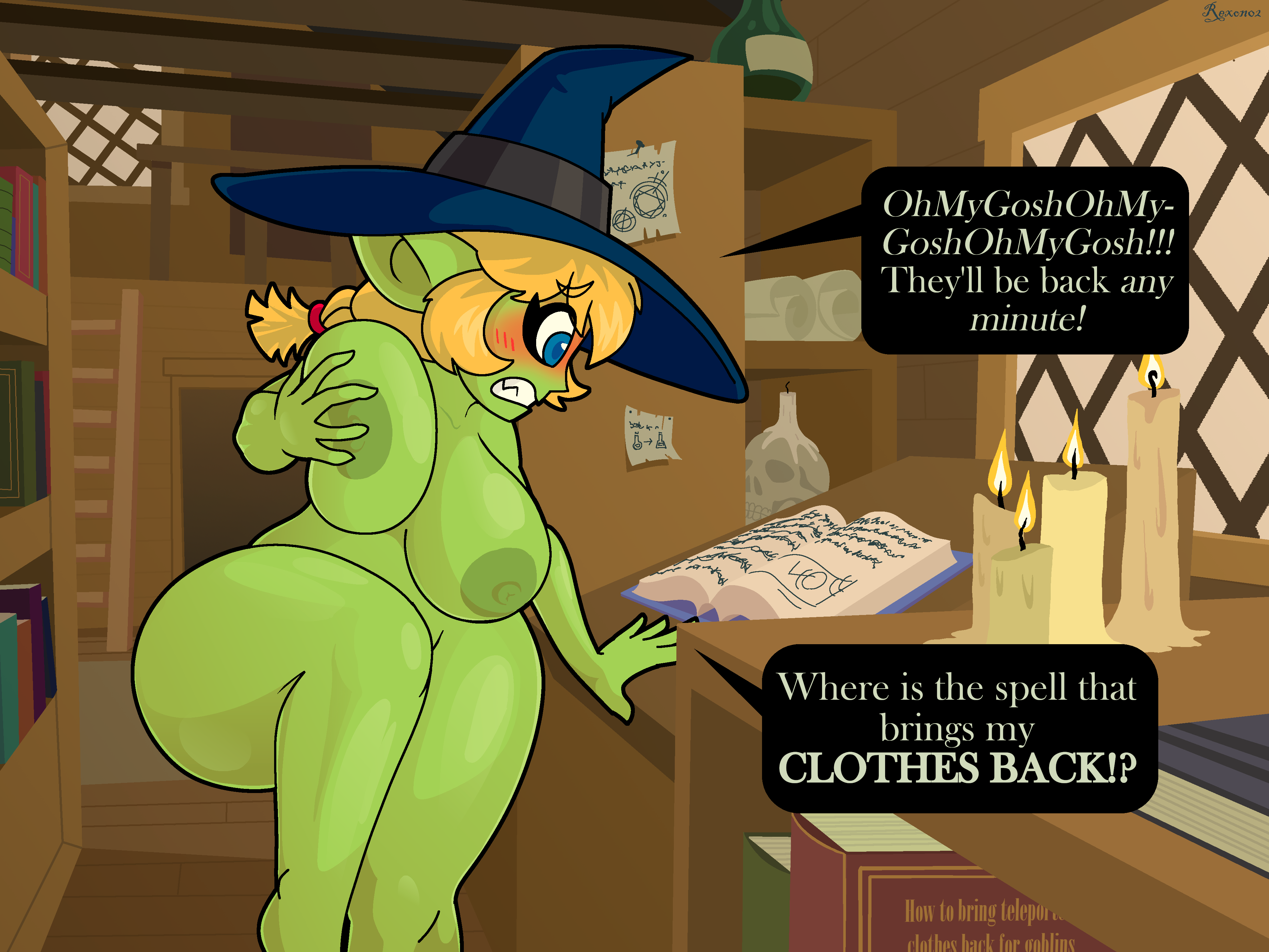 Blonde Female Rule 34 Image