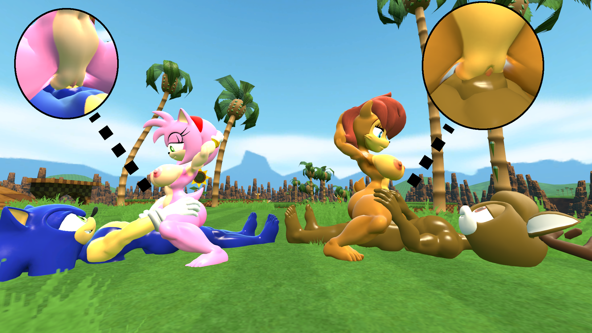 Amy Rose (Sega) Rule 34 Image