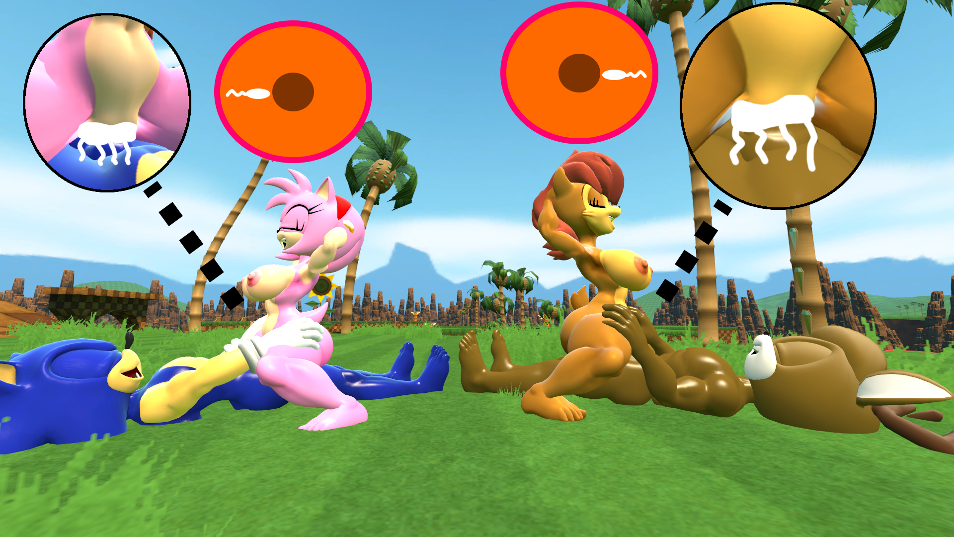 Amy Rose (Sega) Rule 34 Image
