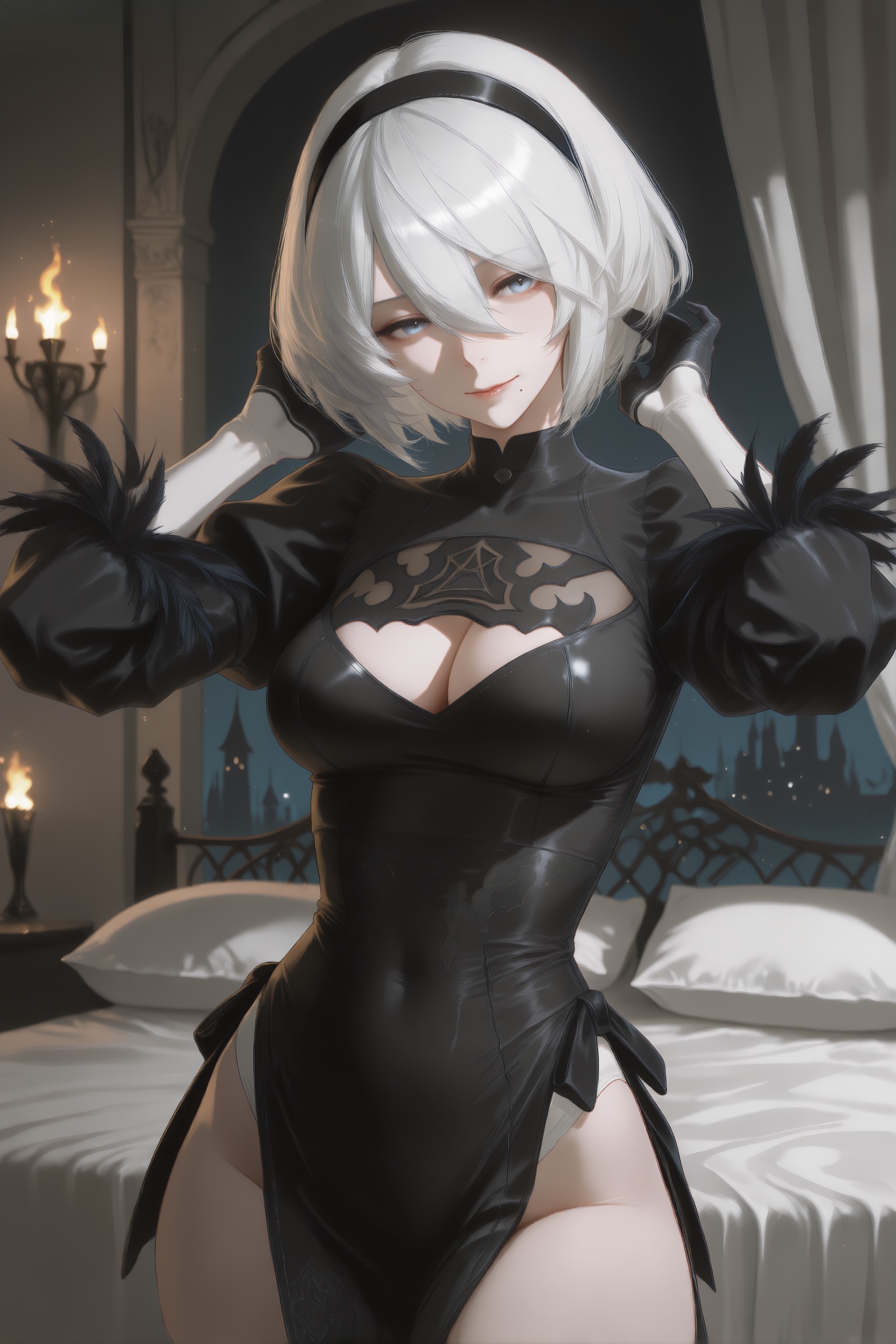 Yorha 2b (Nier: Automata) Rule 34 Image