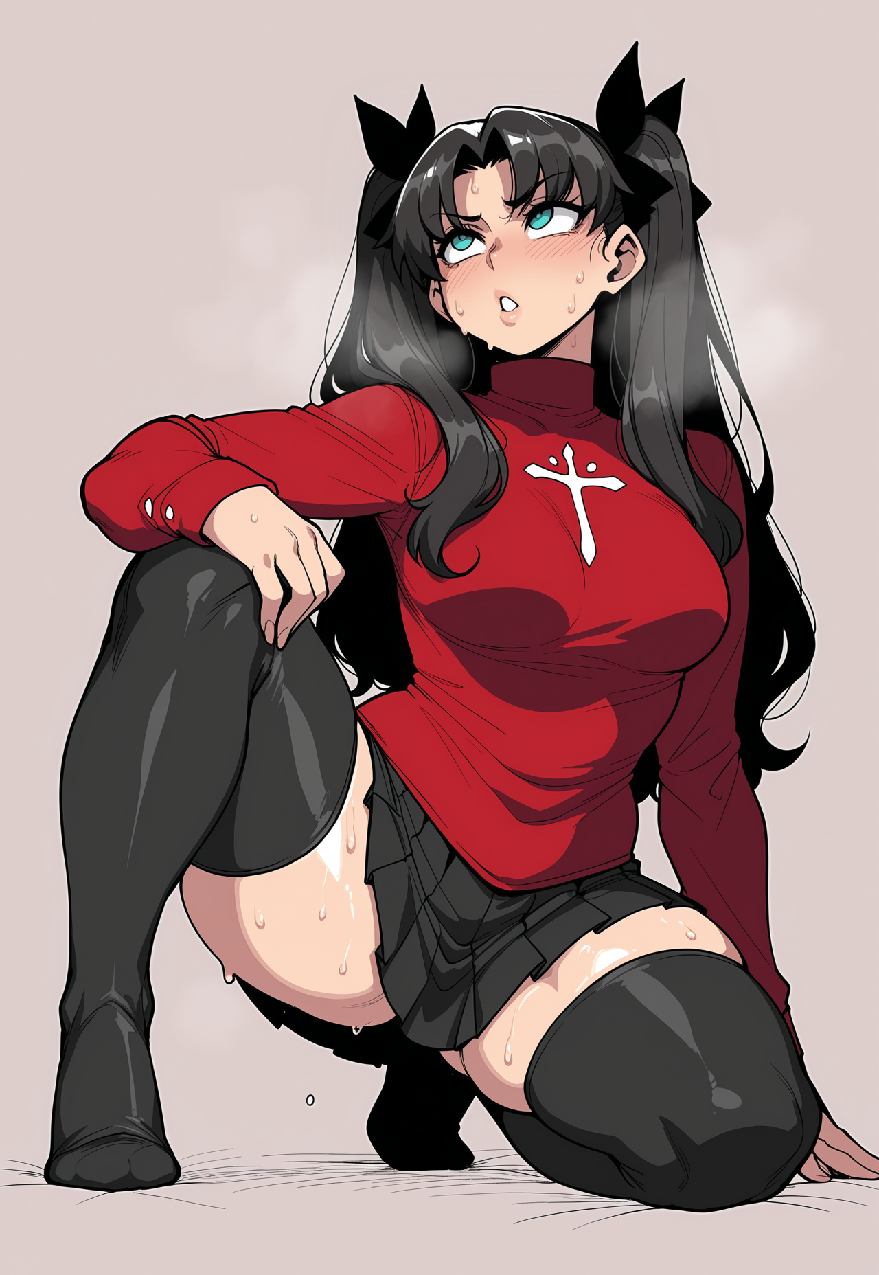 Tohsaka Rin (Fate/Stay Night) Rule 34 Image