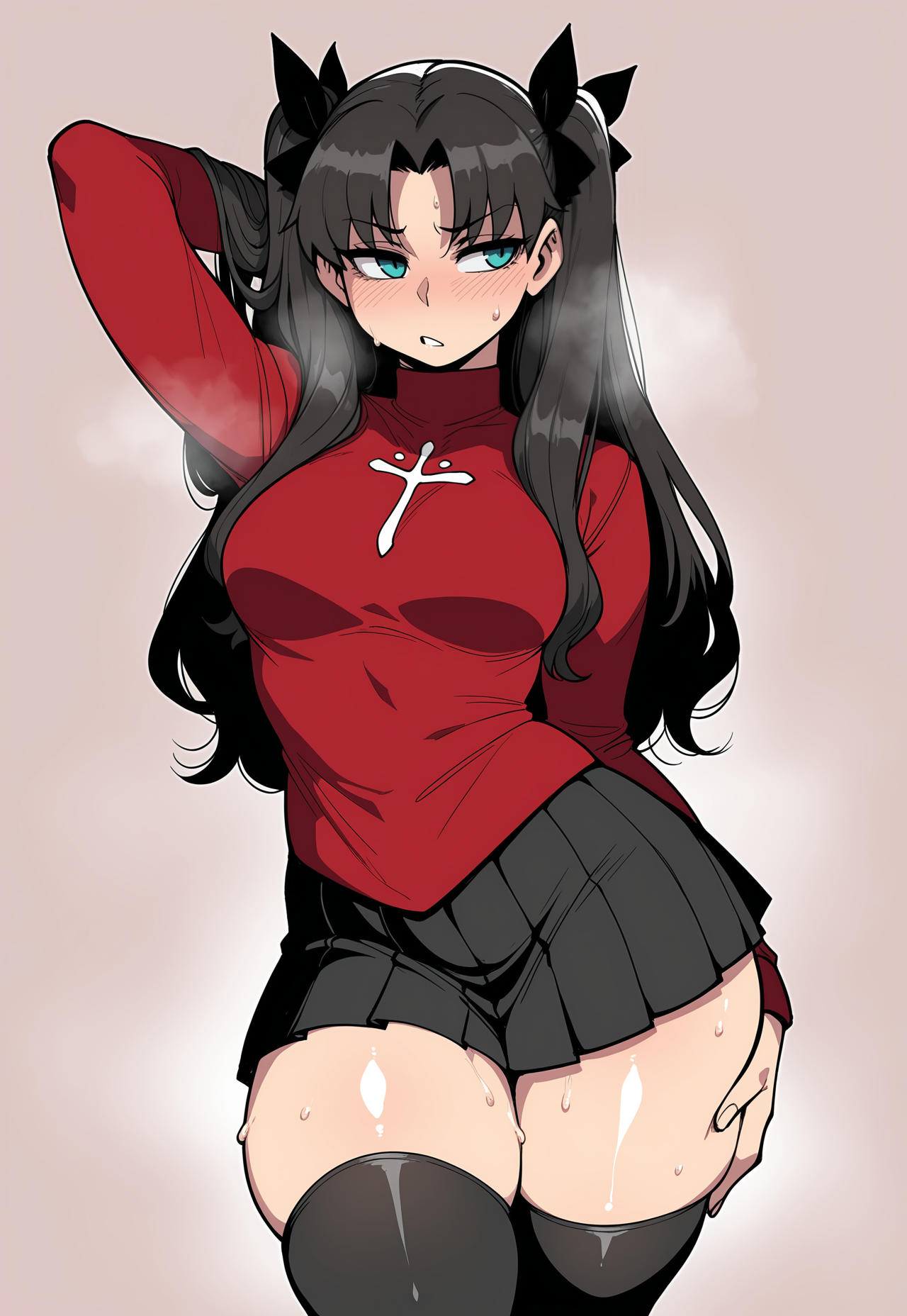 Tohsaka Rin (Fate/Stay Night) Rule 34 Image