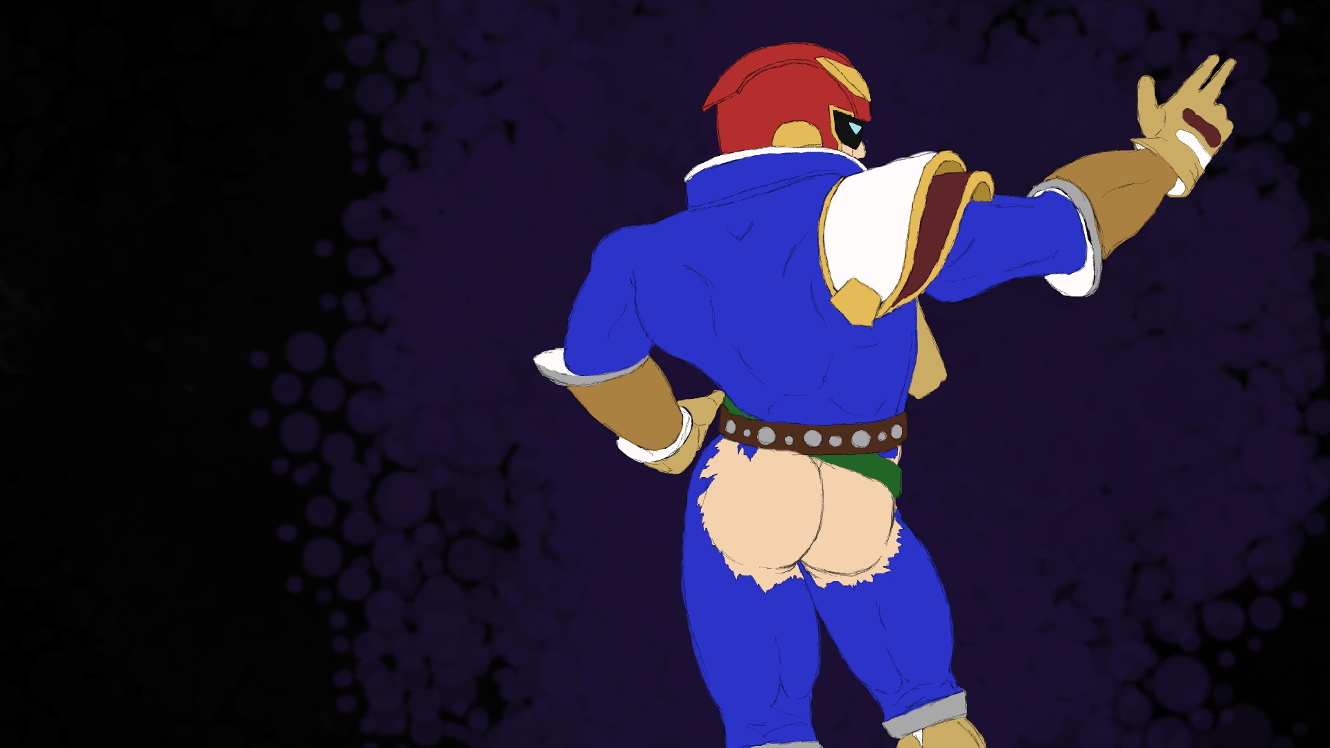 Captain Falcon (F-Zero) Rule 34 Image