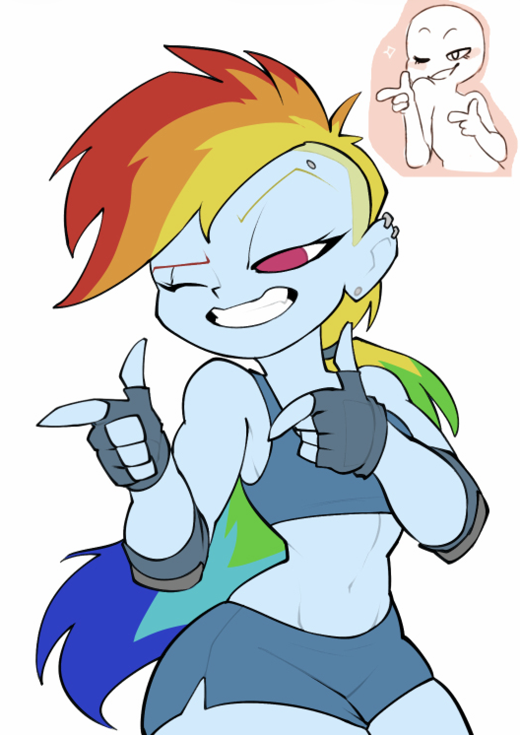 Rainbow Dash (Mlp) Rule 34 Image