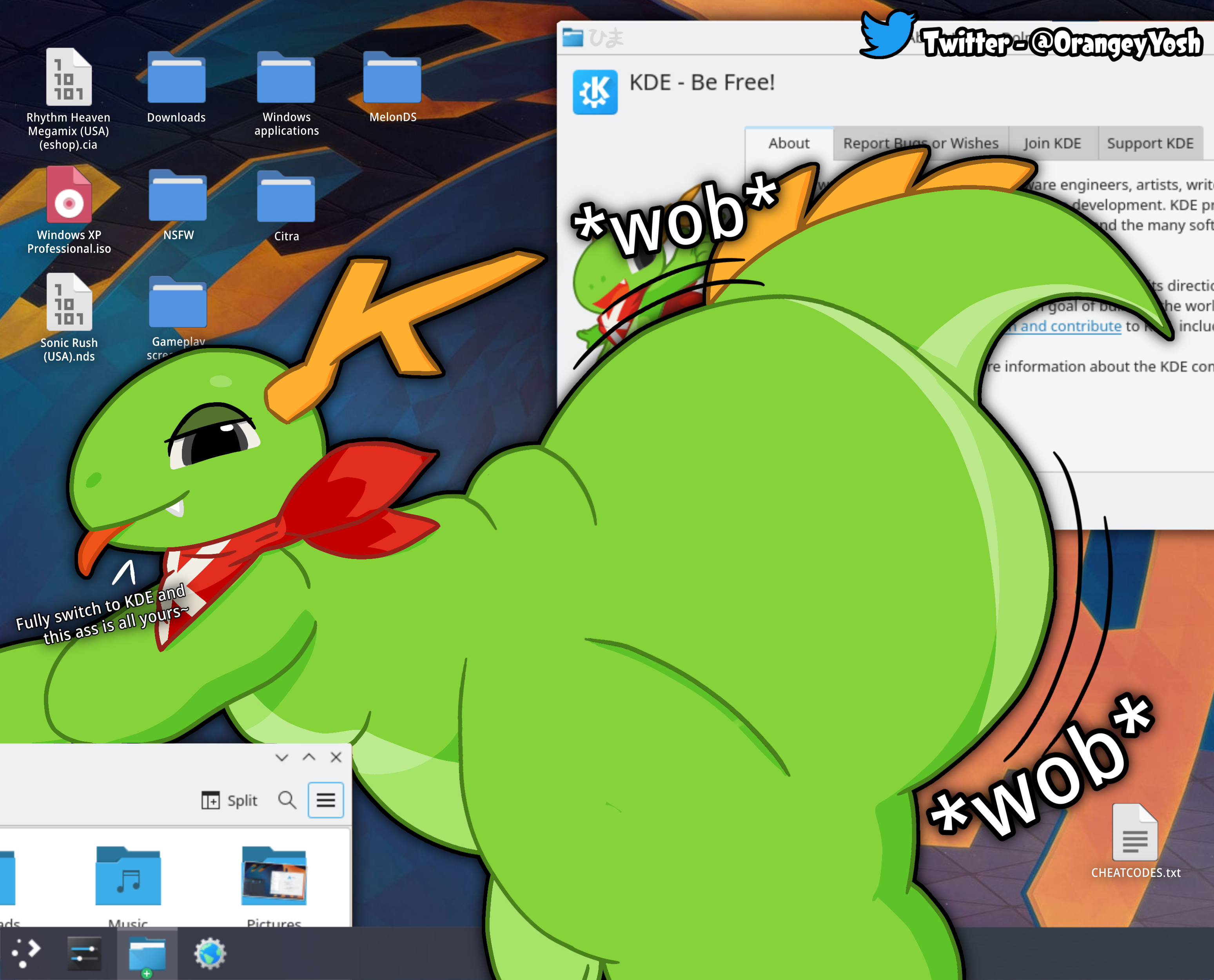 Konqi (Kde) Rule 34 Image