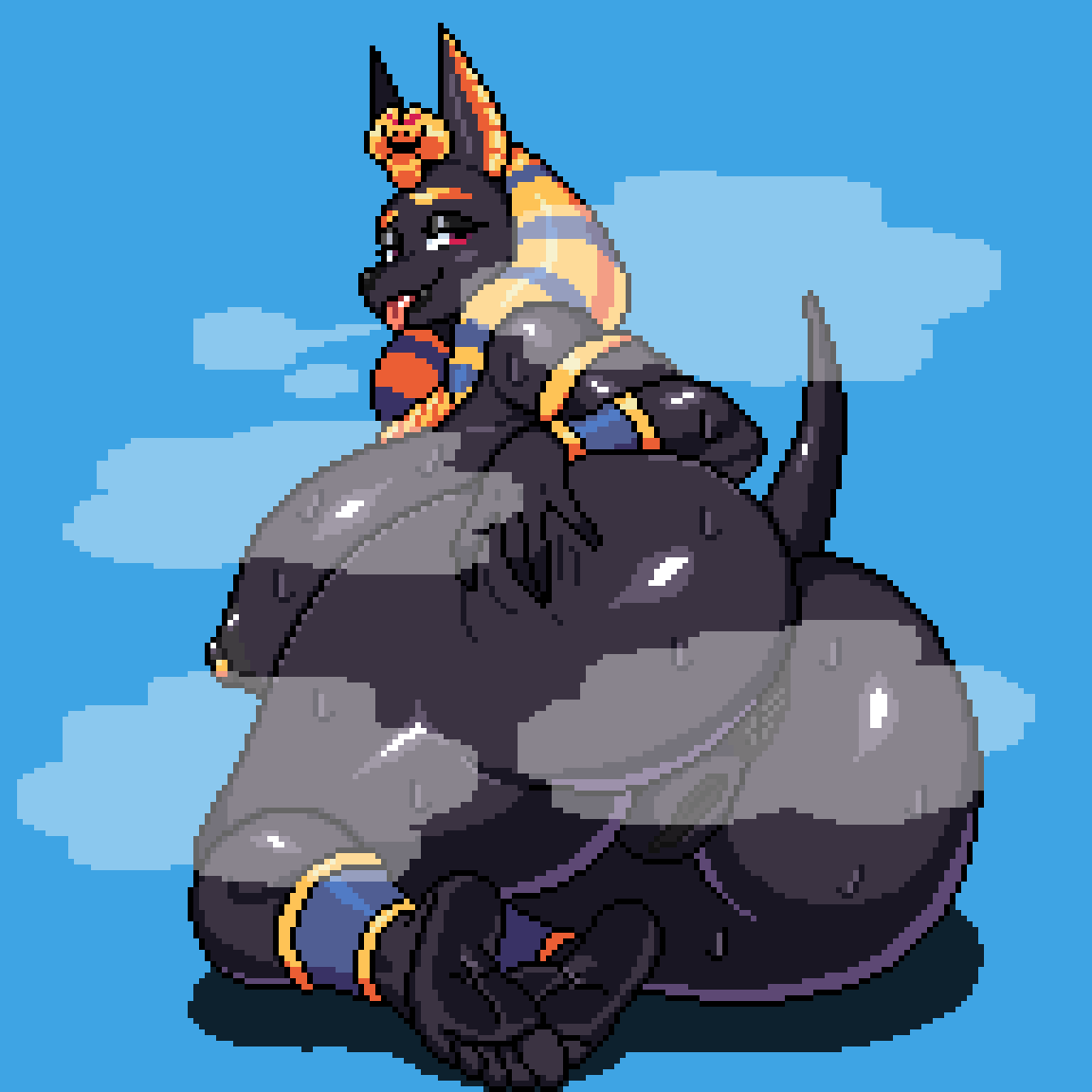 Anubis (Egyptian Mythology) Rule 34 Image