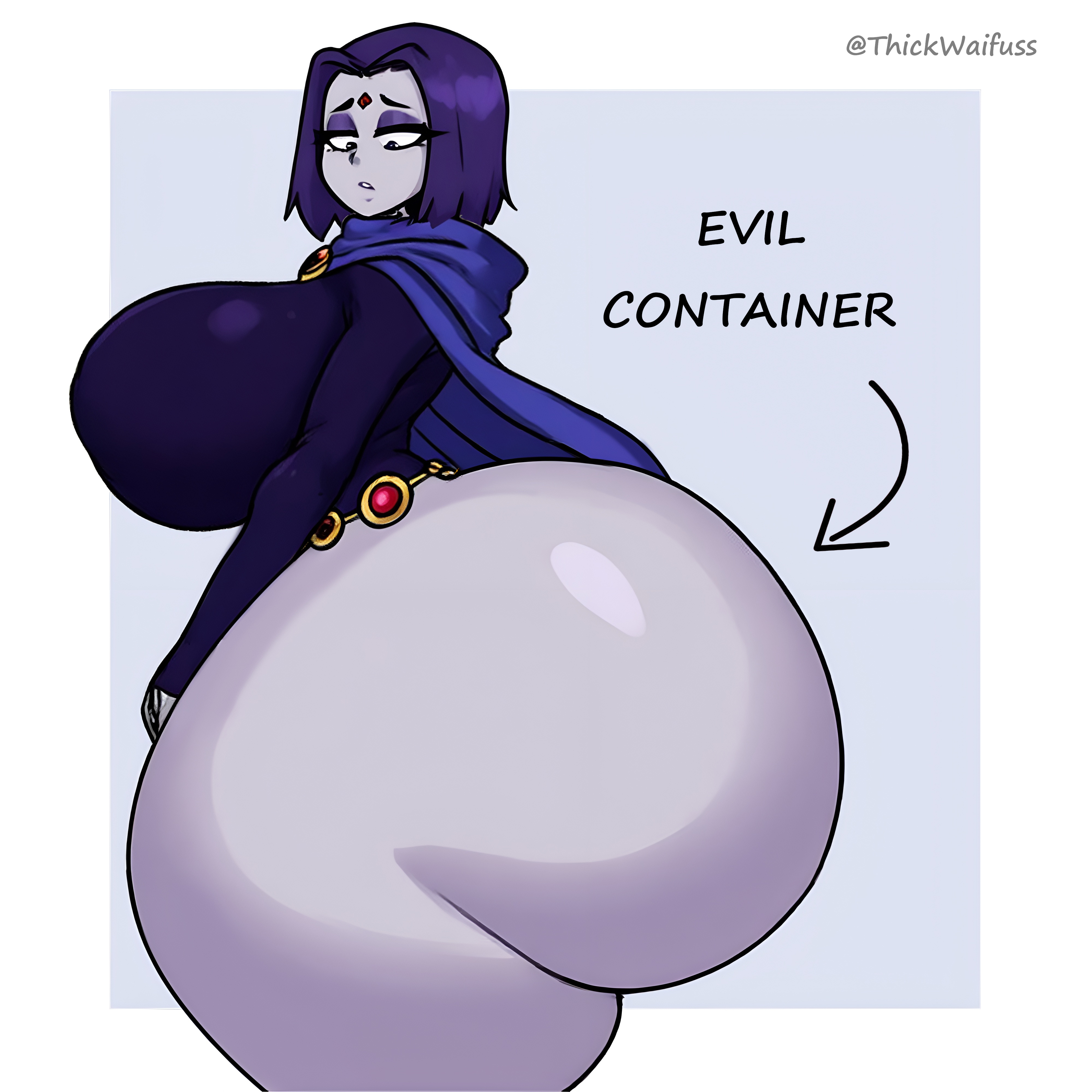 Raven (Teen Titans) Rule 34 Image
