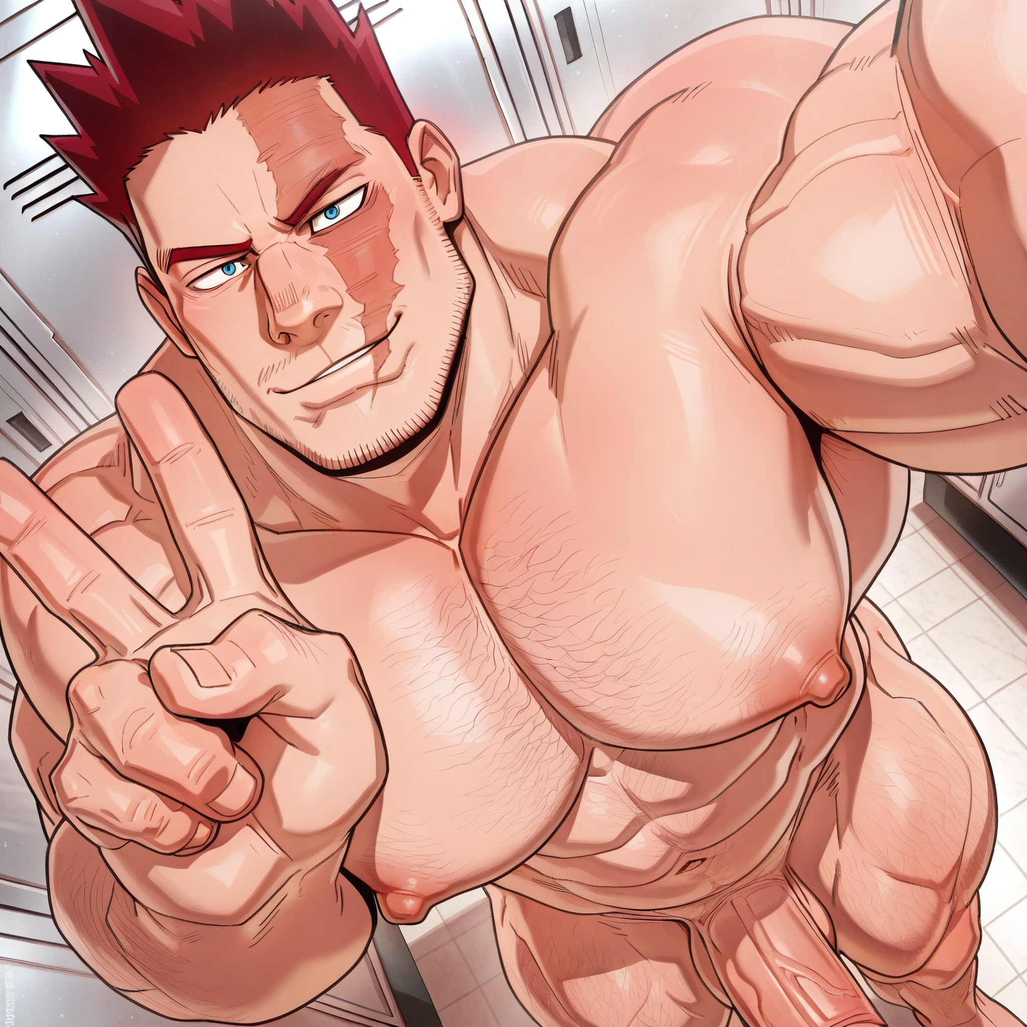 Endeavor (My Hero Academia) Rule 34 Image
