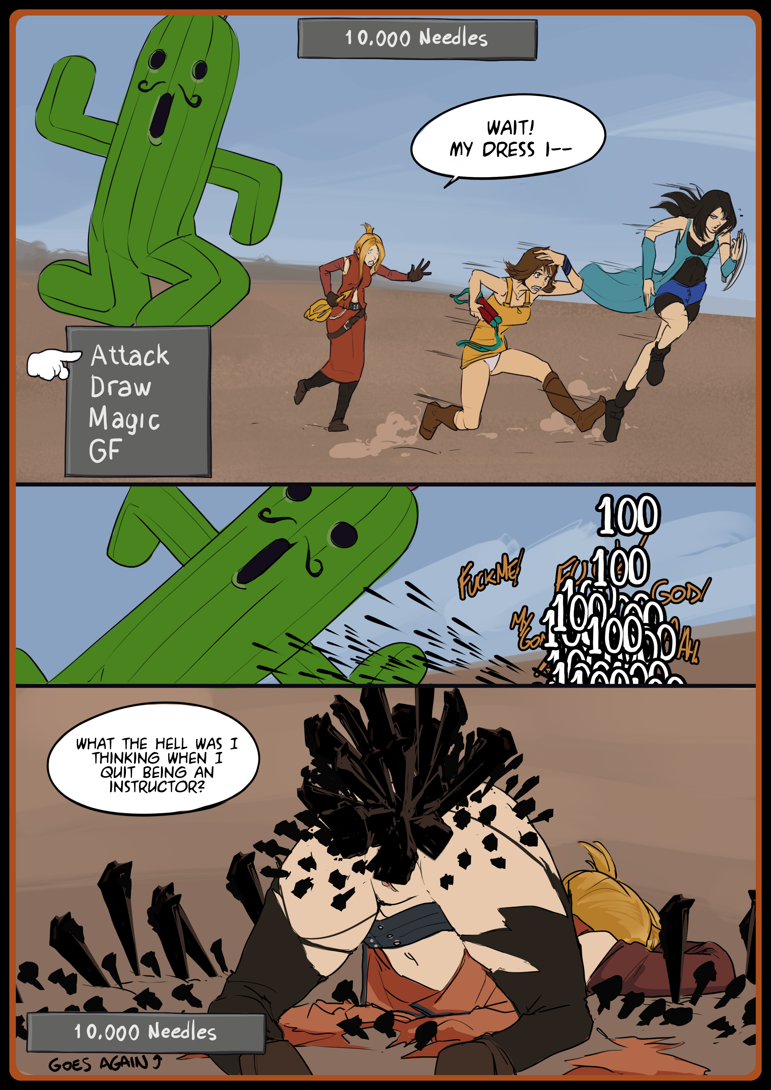 Cactuar (Final Fantasy) Rule 34 Image