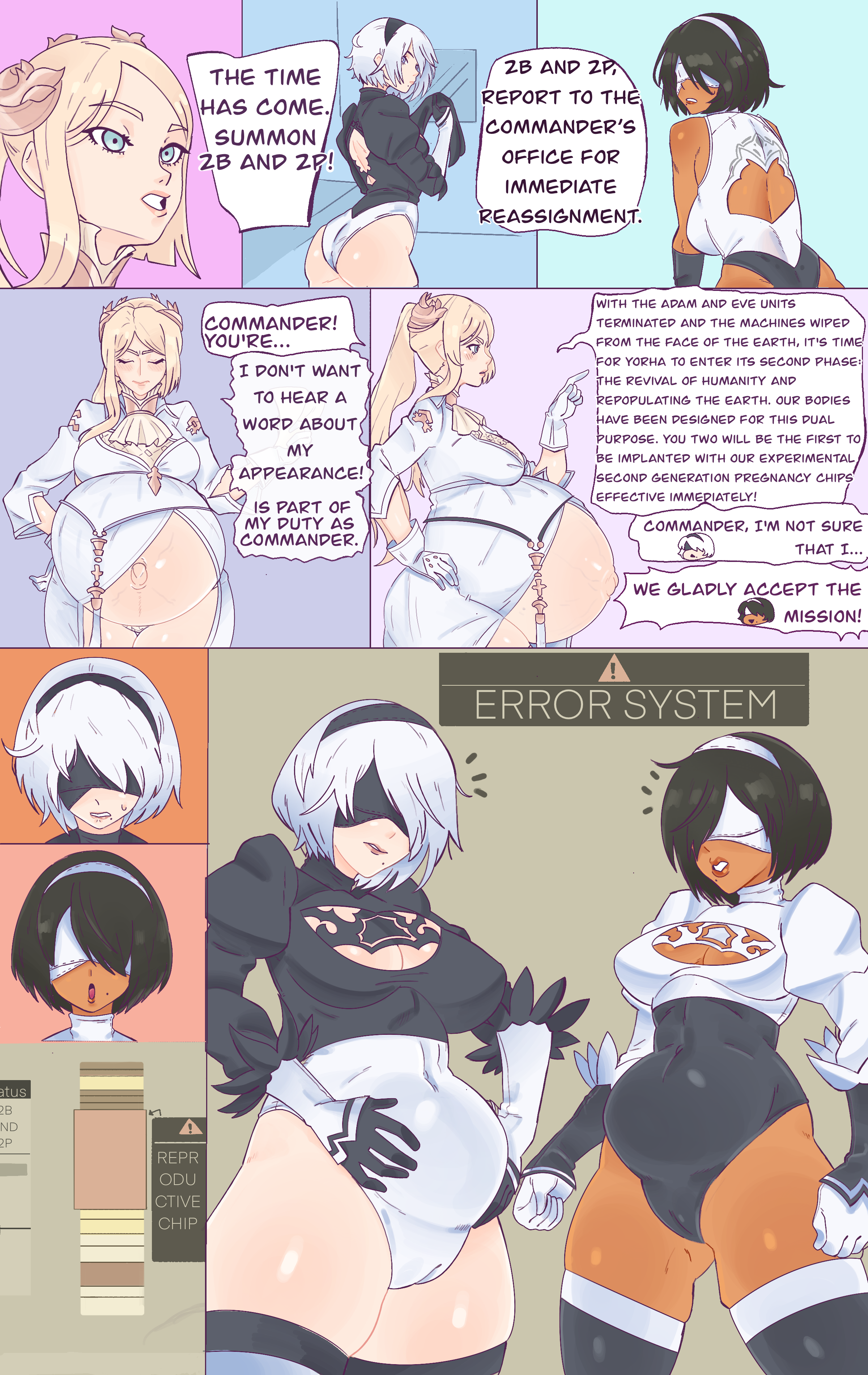 Yorha 2b (Nier) Rule 34 Image