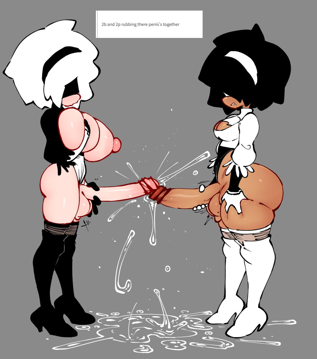 Yorha 2b (Nier) Rule 34 Image