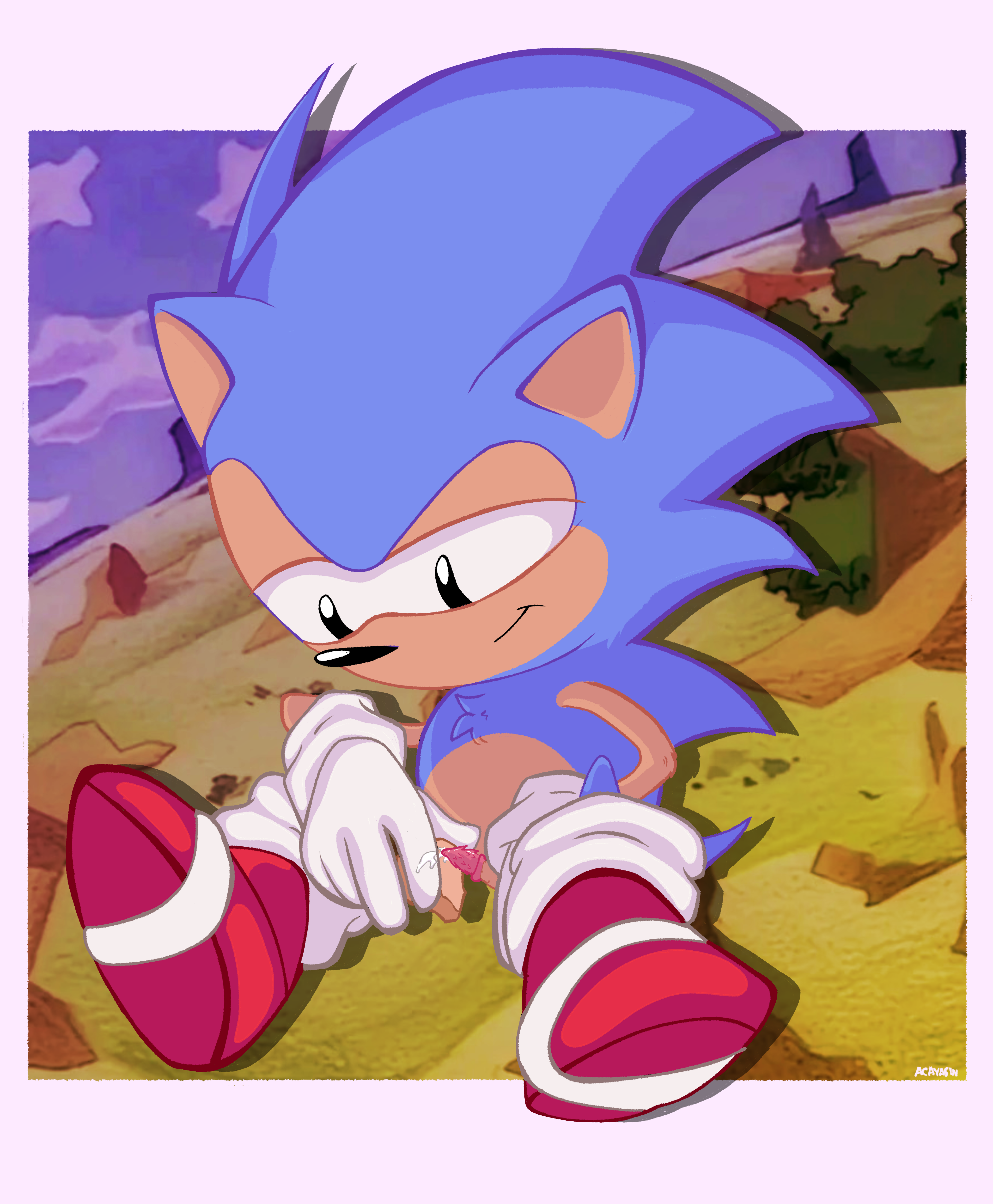 Classic Sonic (Sega) Rule 34 Image