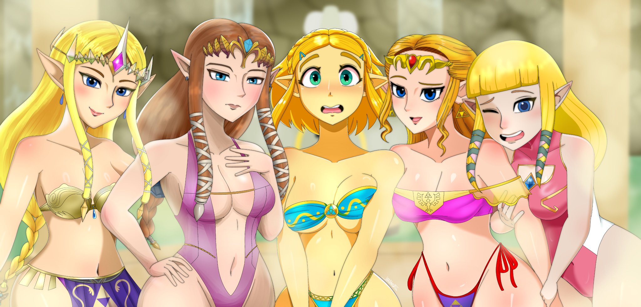 Princess Zelda (Hyrule Warriors) Rule 34 Image