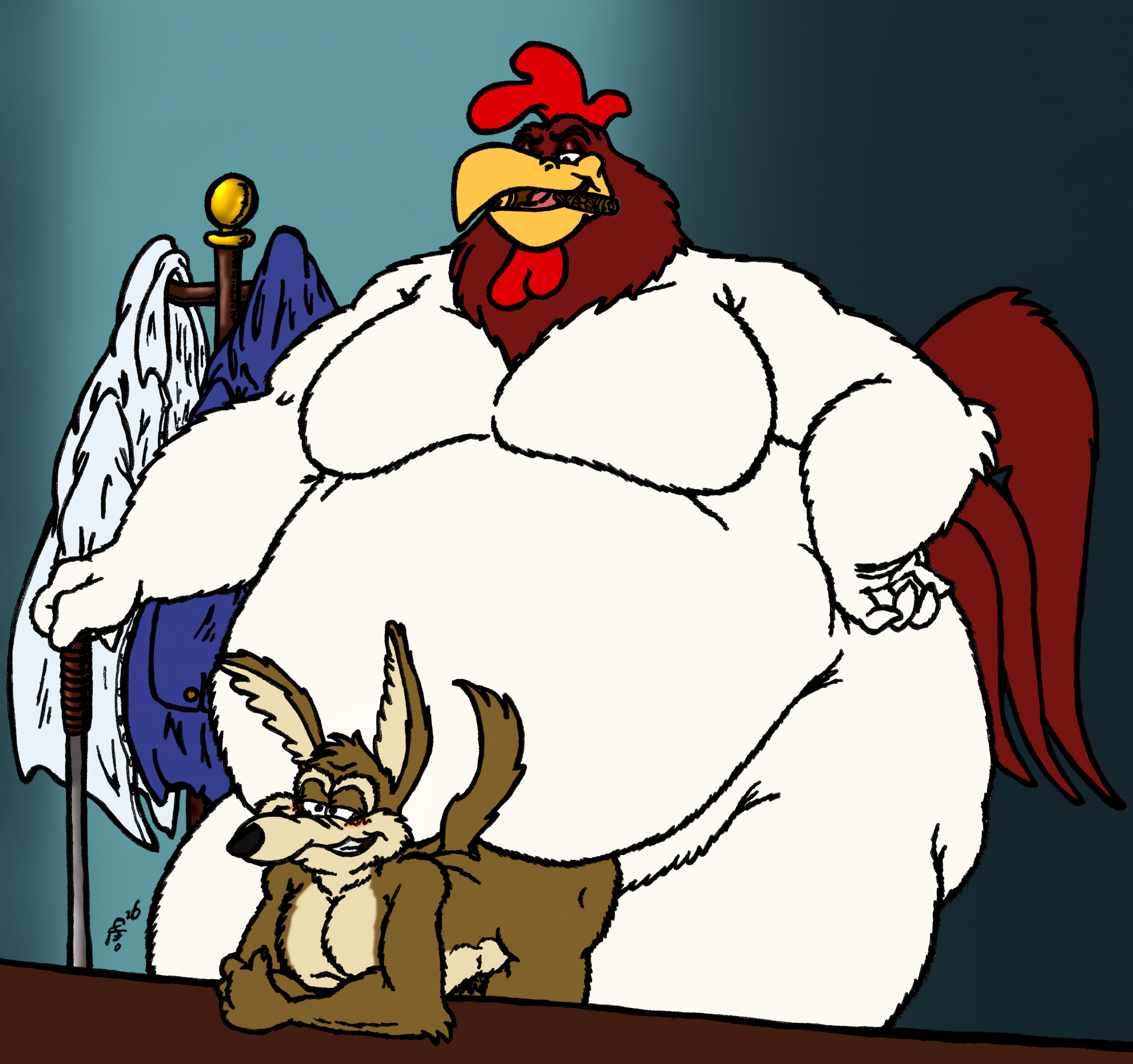 Foghorn Leghorn (Coyote Vs. Acme) Rule 34 Image