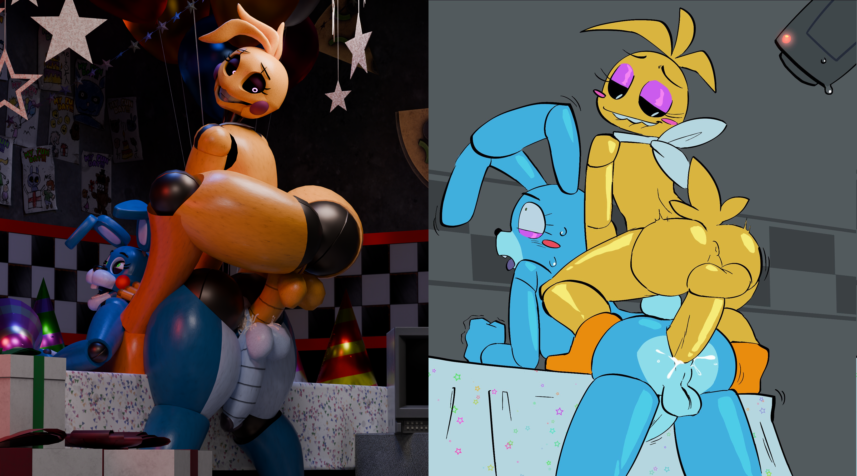 Toy Bonnie (Five Nights At Freddy'S) Rule 34 Image
