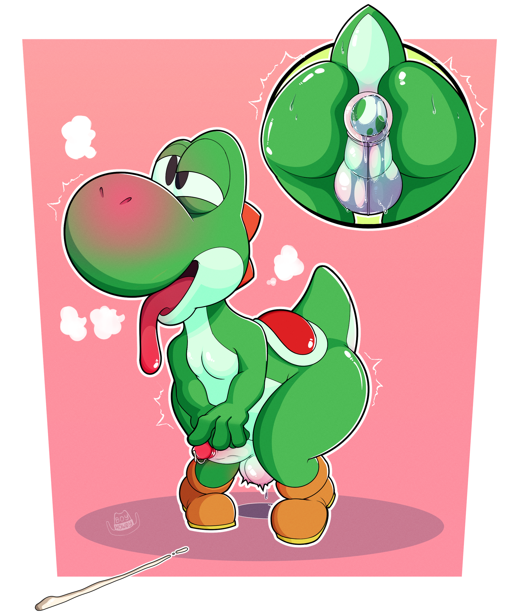 Yoshi (Mario Bros) Rule 34 Image