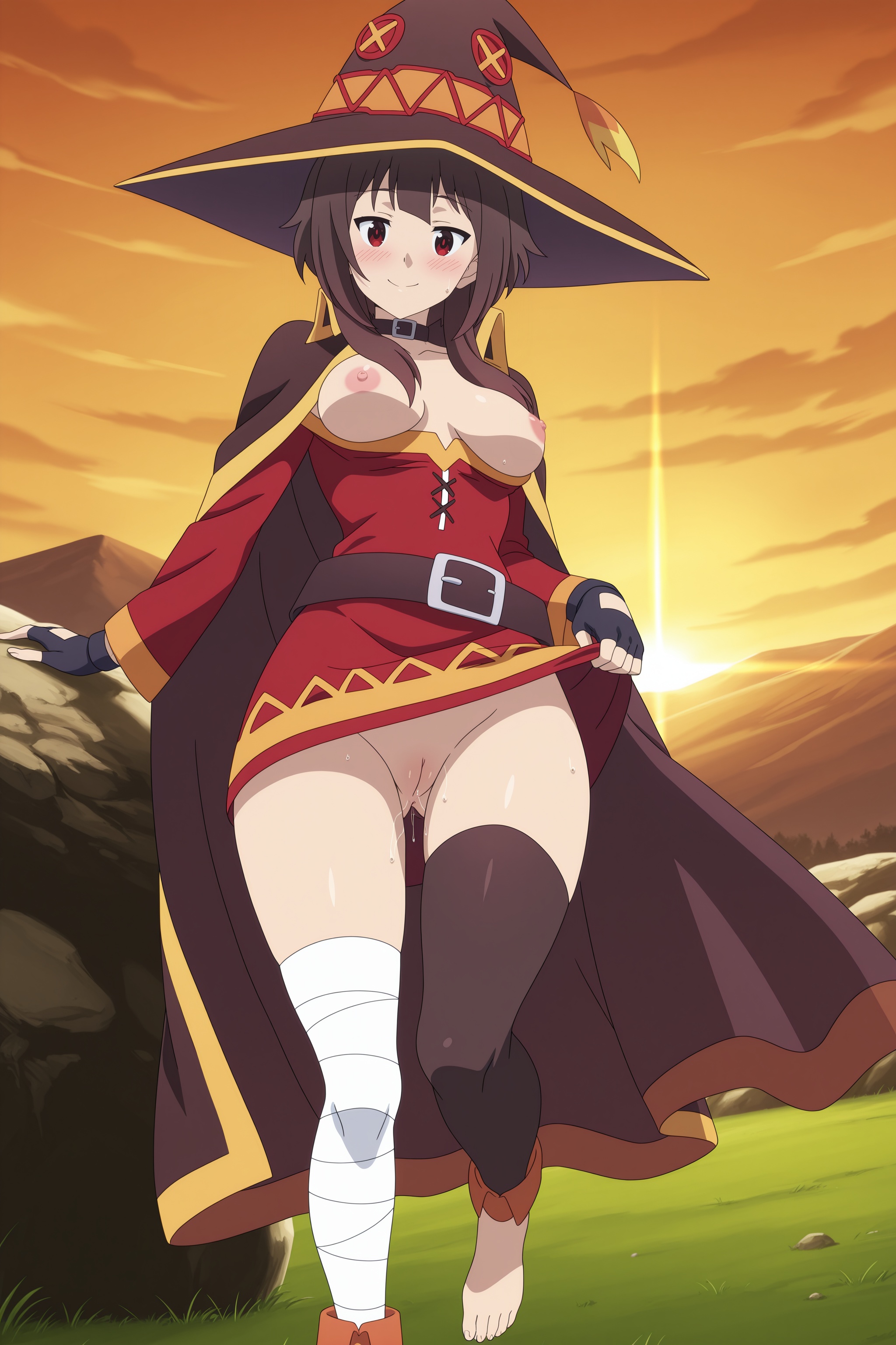 Megumin (Kono Subarashii Sekai Ni Shukufuku Wo!) Rule 34 Image