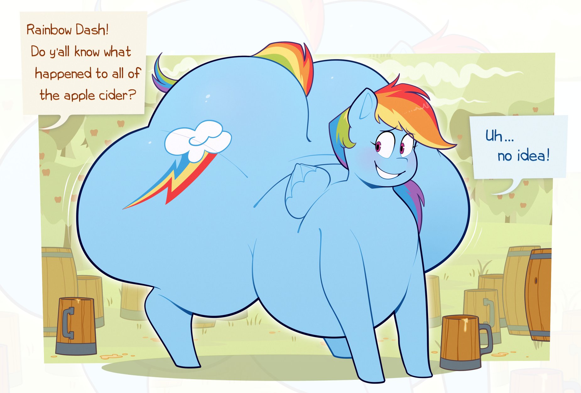 Rainbow Dash (Mlp) Rule 34 Image