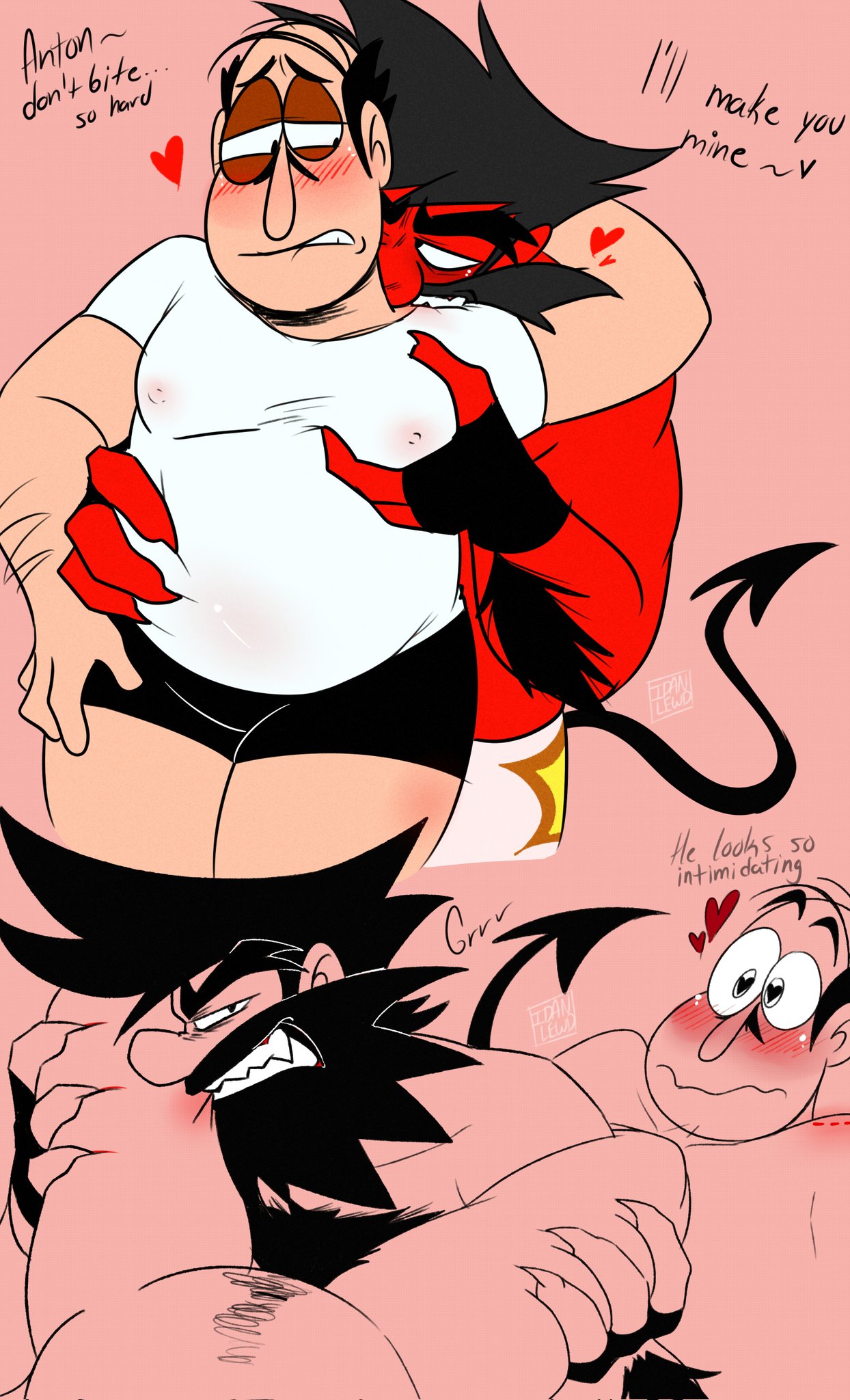 Dynamite Anton (Antonblast) Rule 34 Image