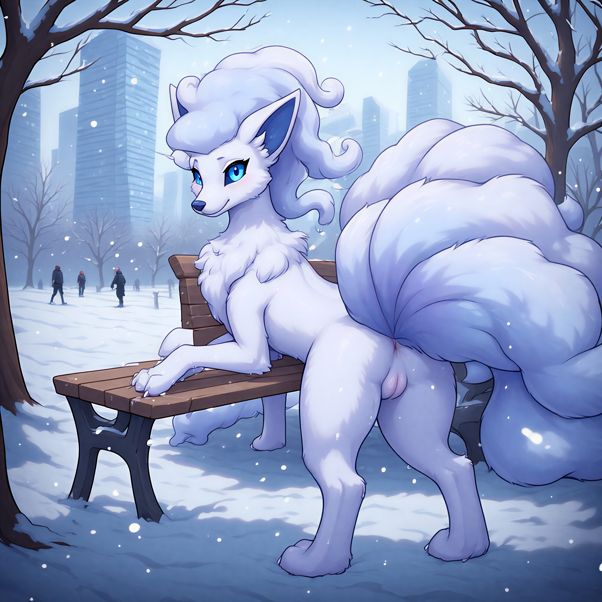 Alolan Ninetales (Pokemon) Rule 34 Image
