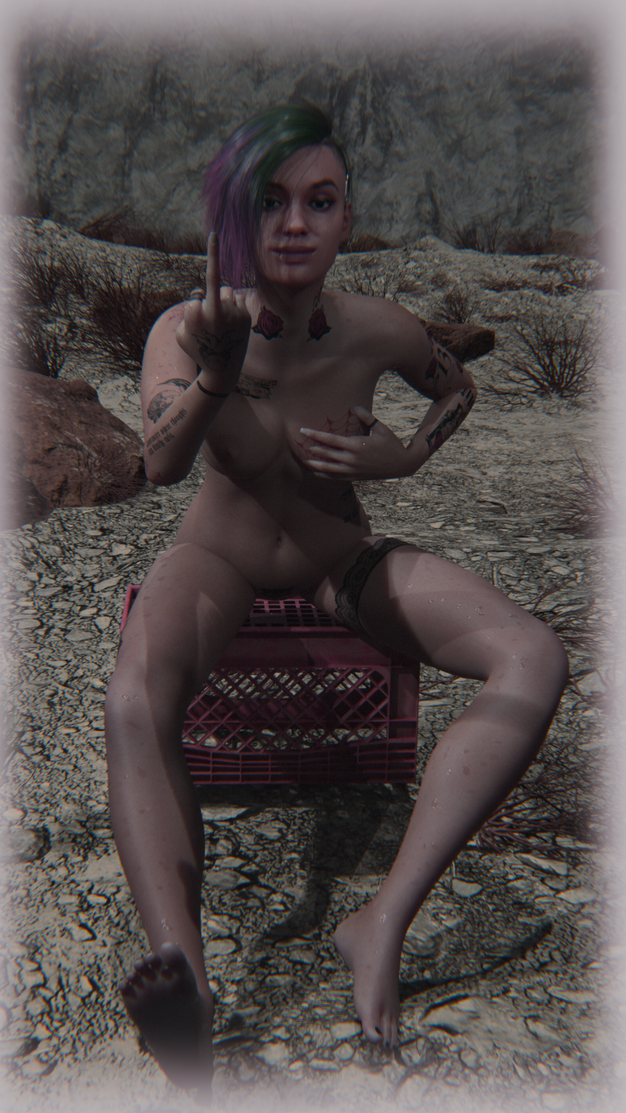 Judy Alvarez (Cyberpunk 2077) Rule 34 Image
