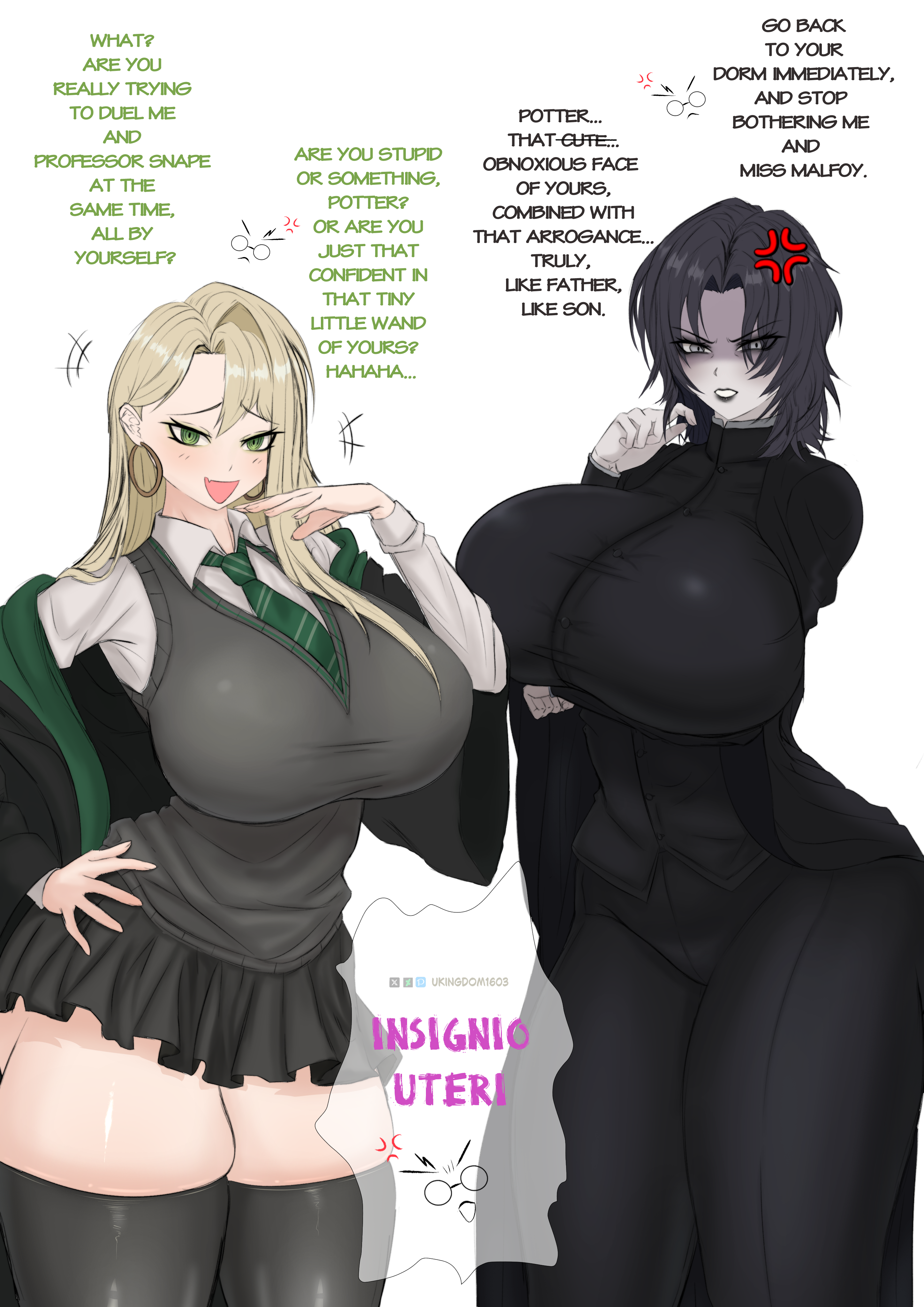 Draco Malfoy (Harry Potter) Rule 34 Image
