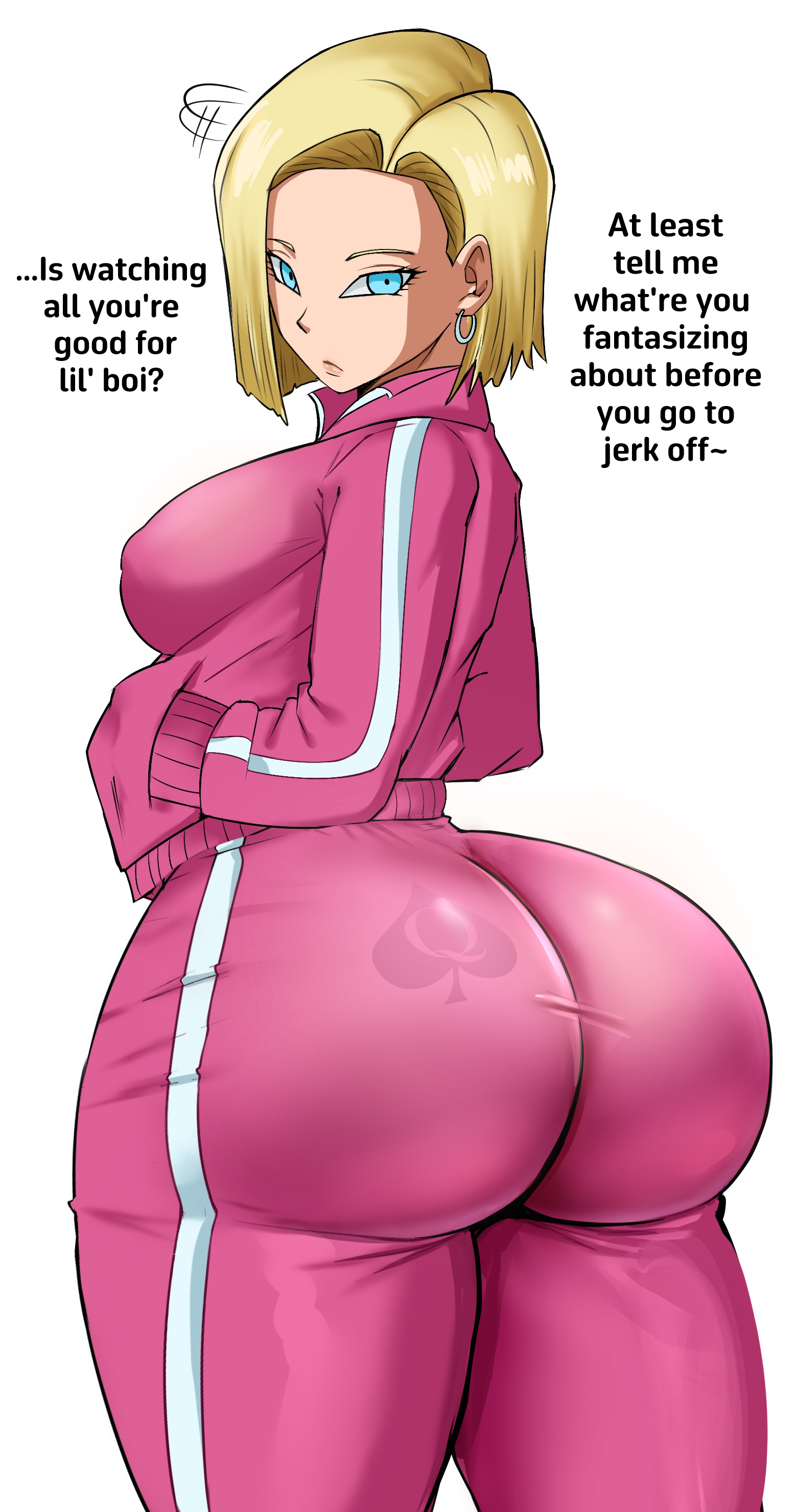 Android 18 (Blacked) Rule 34 Image