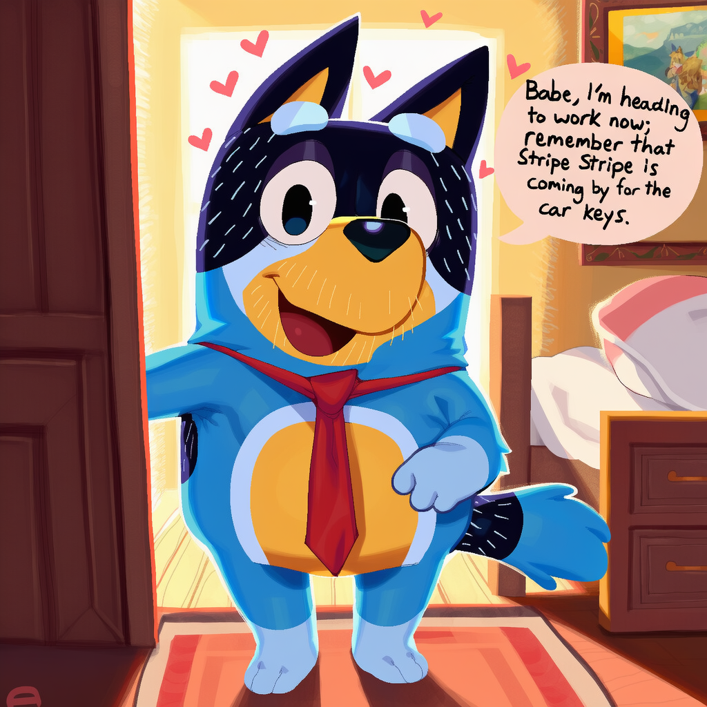 Bluey (Series) Rule 34 Image
