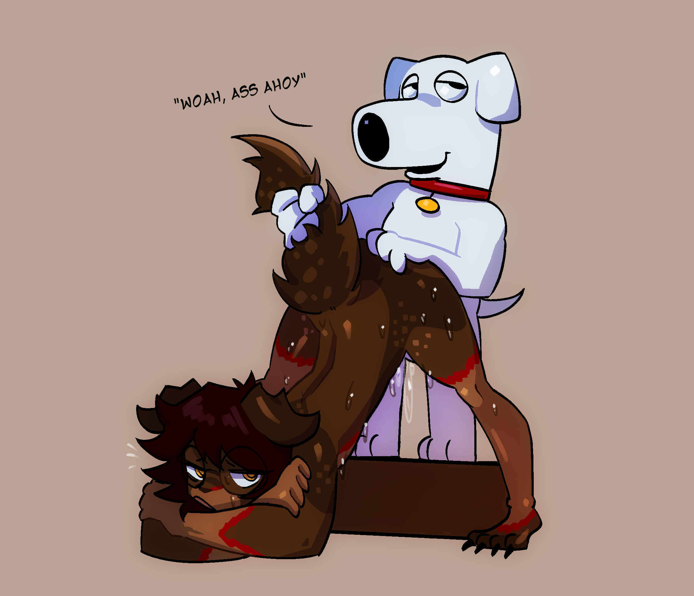 Brian Griffin (Family Guy) Rule 34 Image