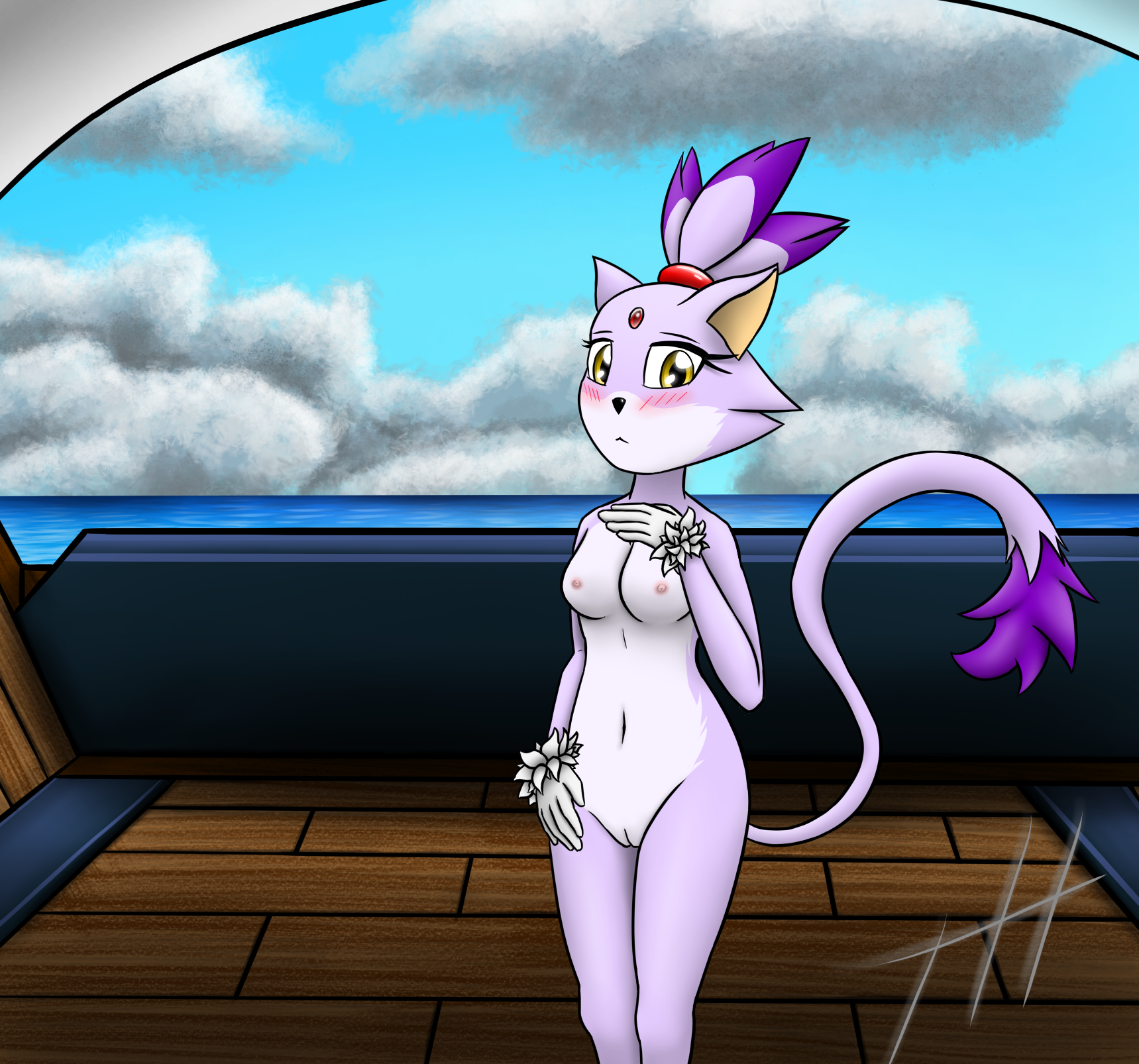 Blaze The Cat (Sega) Rule 34 Image