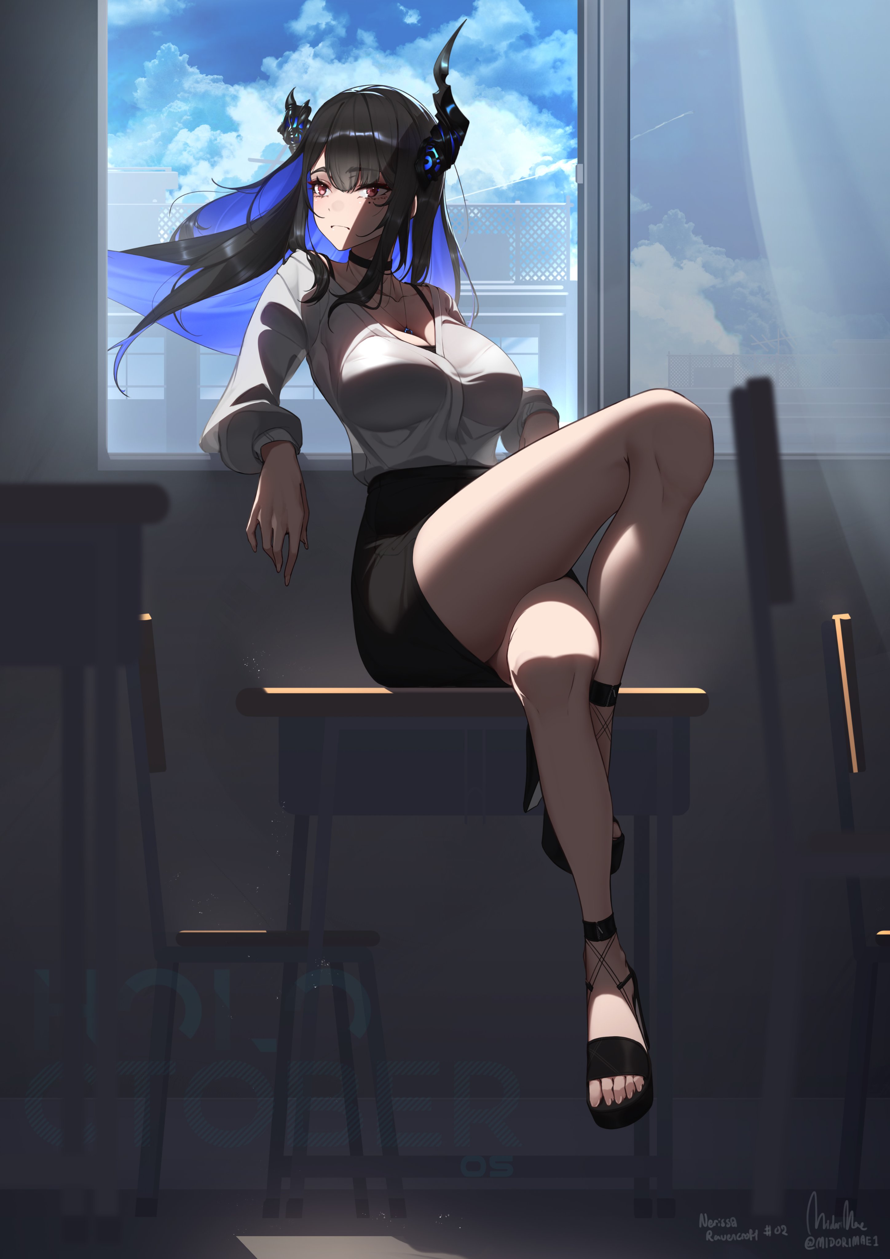 Nerissa Ravencroft (Holoctober) Rule 34 Image