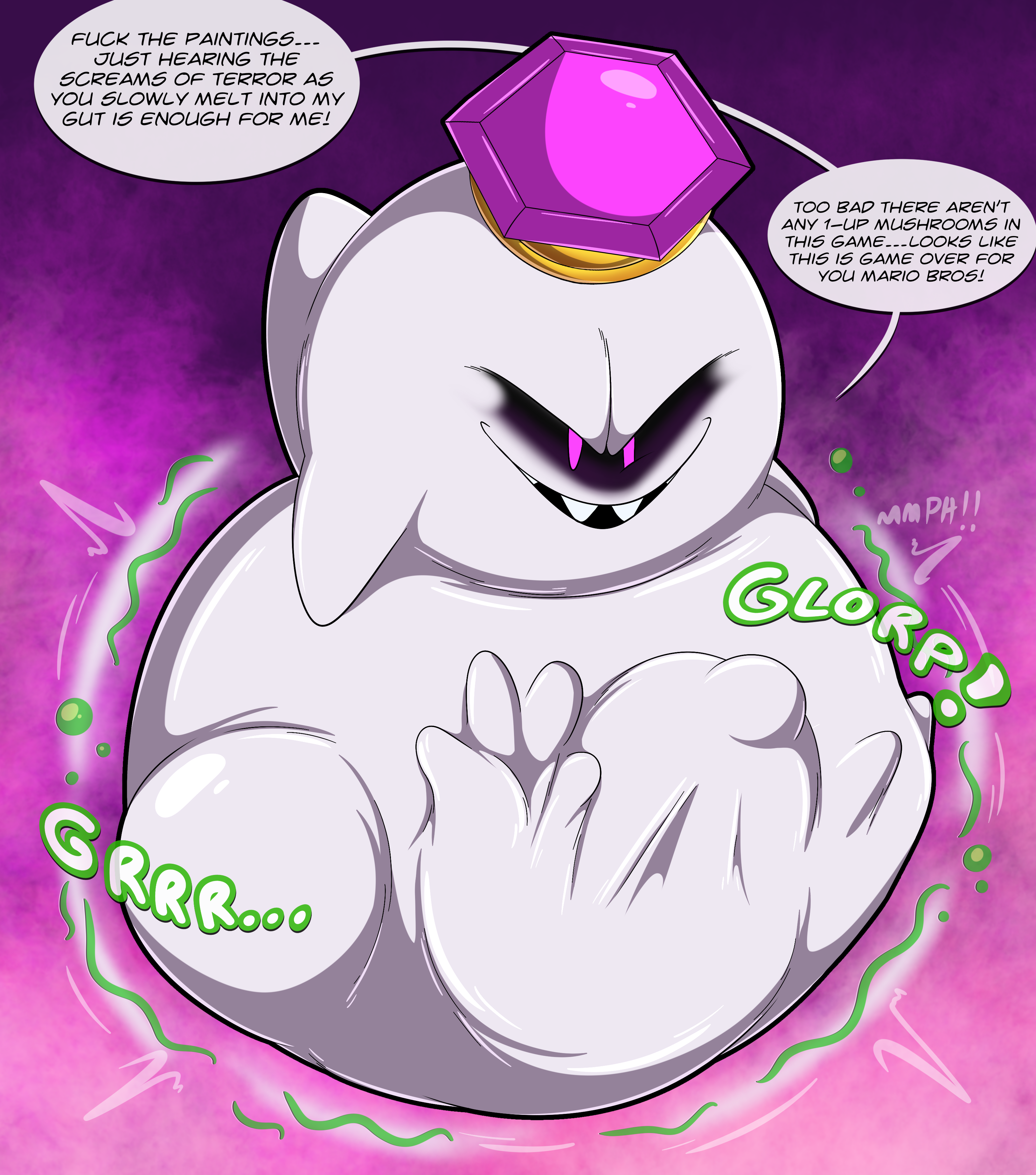 Boo (Mario) Rule 34 Image