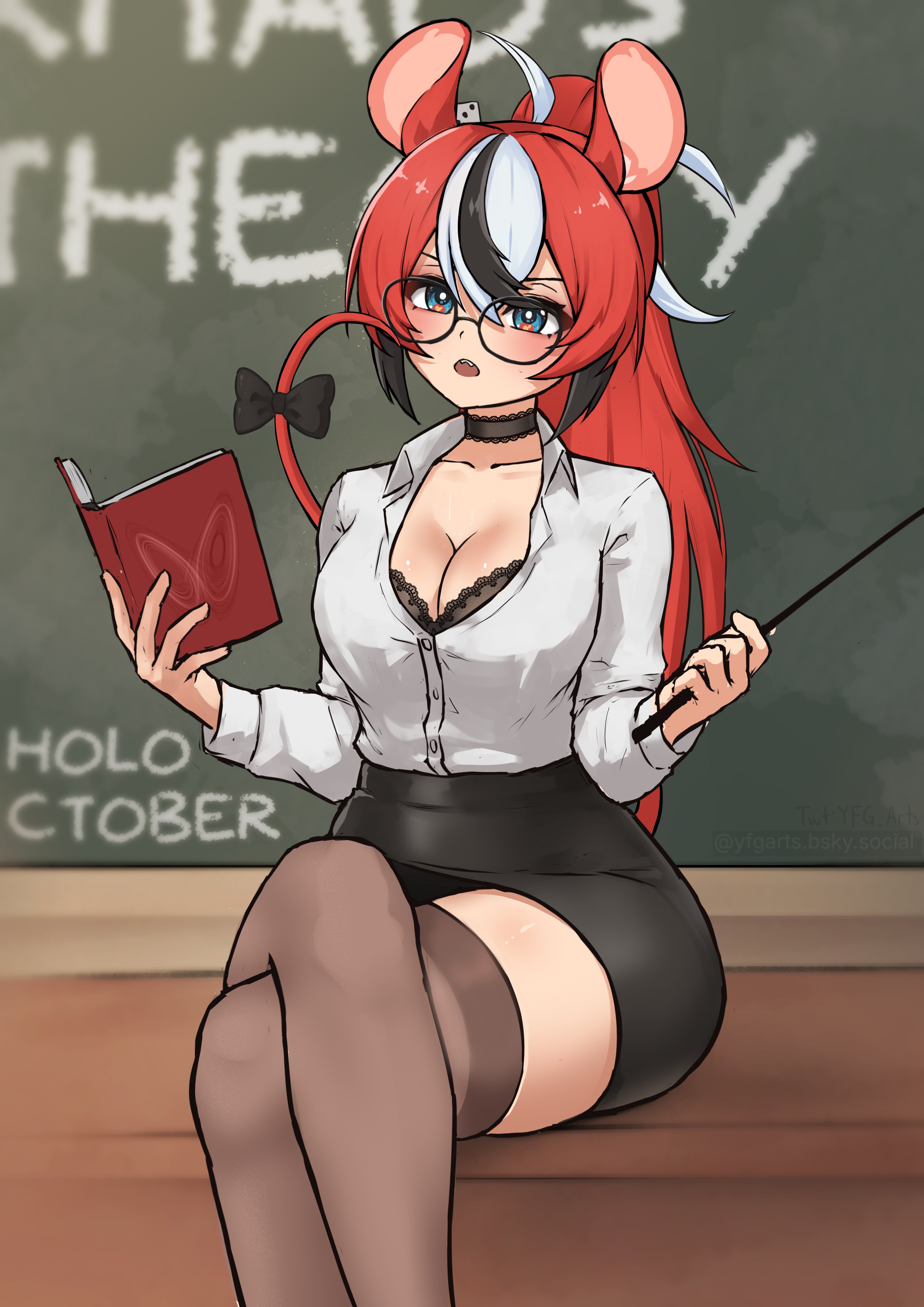 Hakos Baelz (Holoctober) Rule 34 Image